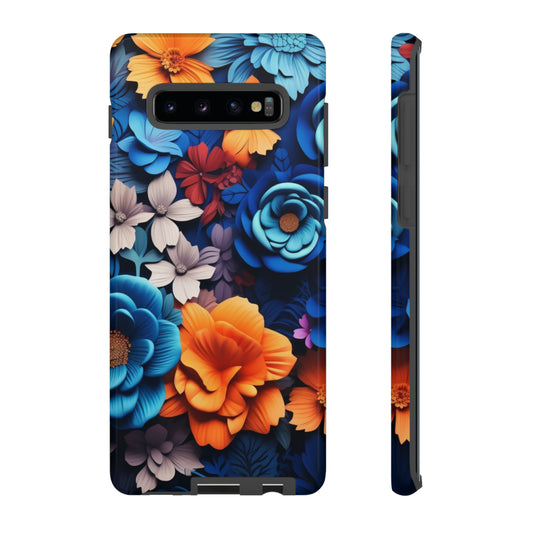 Blue Floral phone case