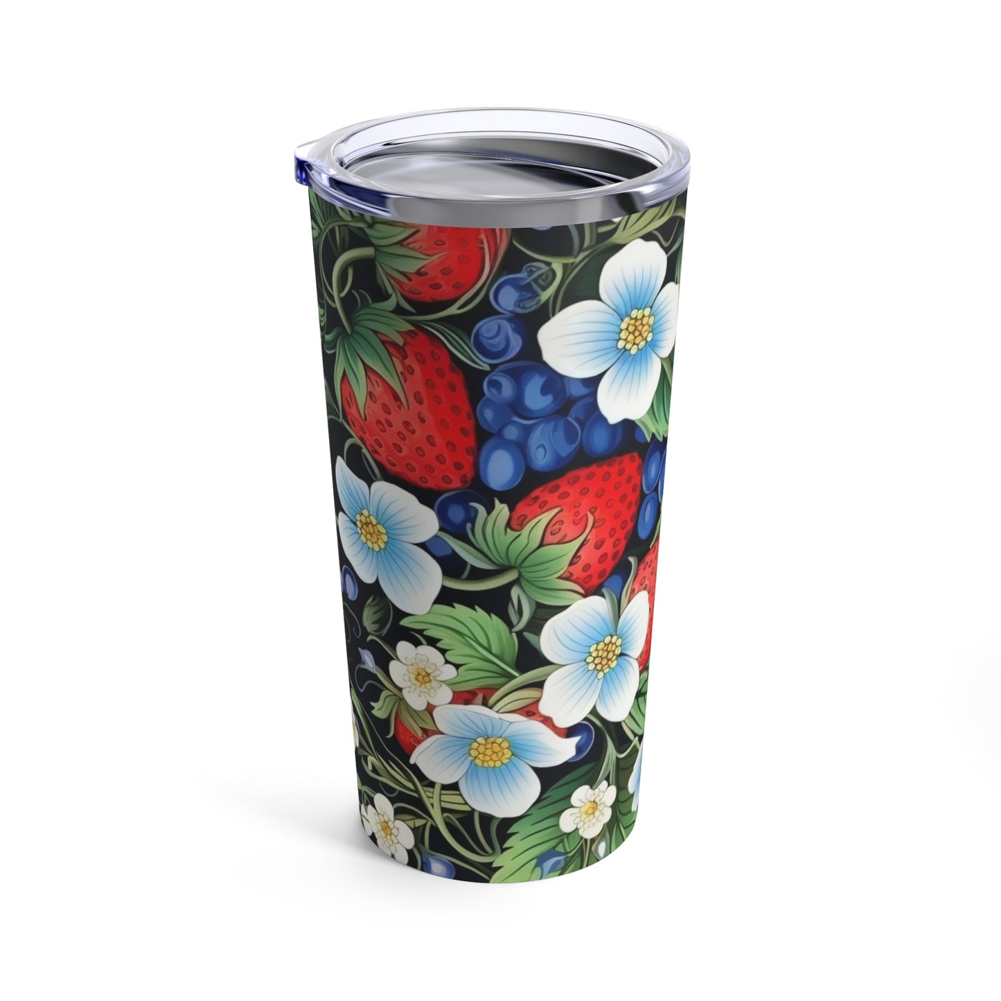 Strawberries and Blueberries Tumbler 20oz