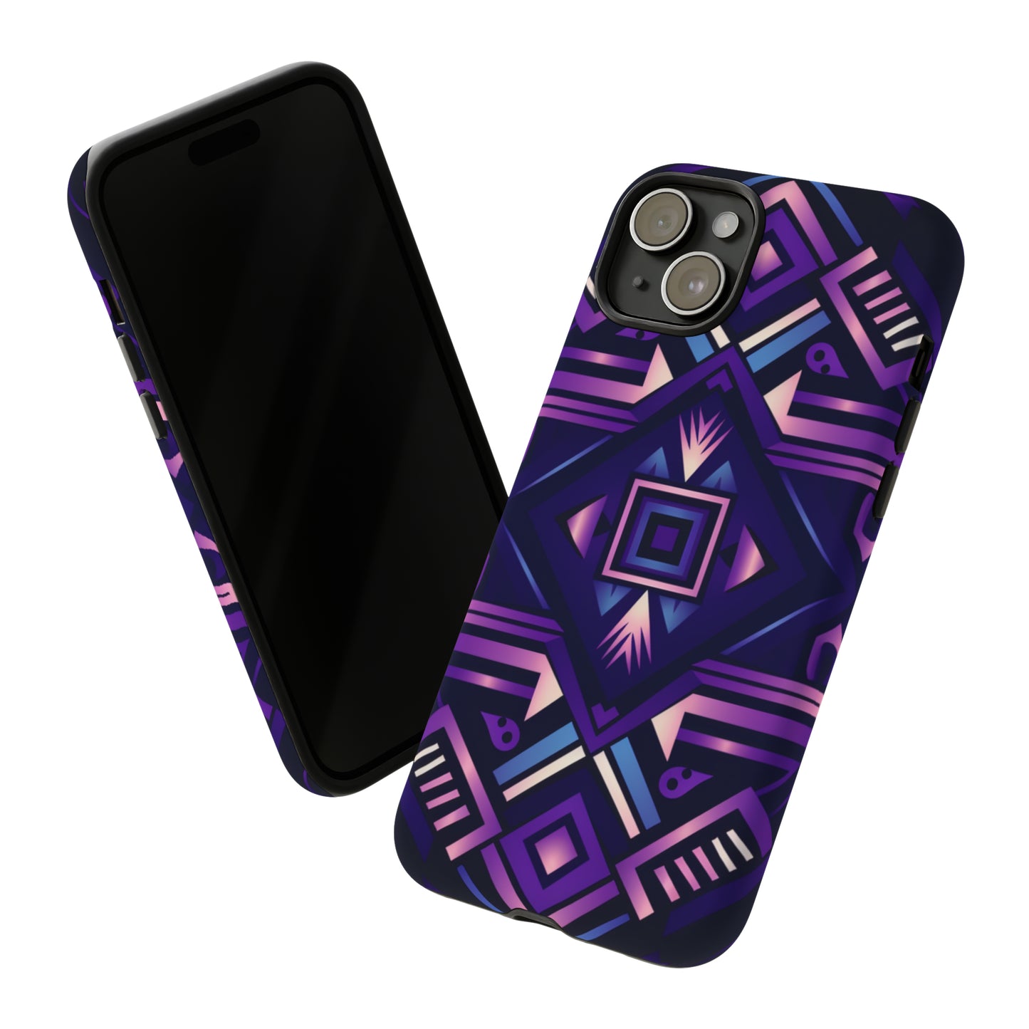 Purple Geometric Phone Case