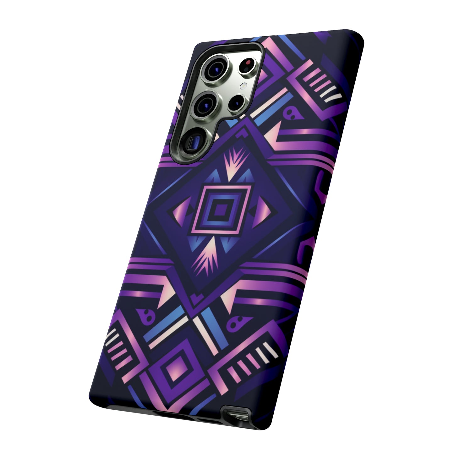 Purple Geometric Phone Case