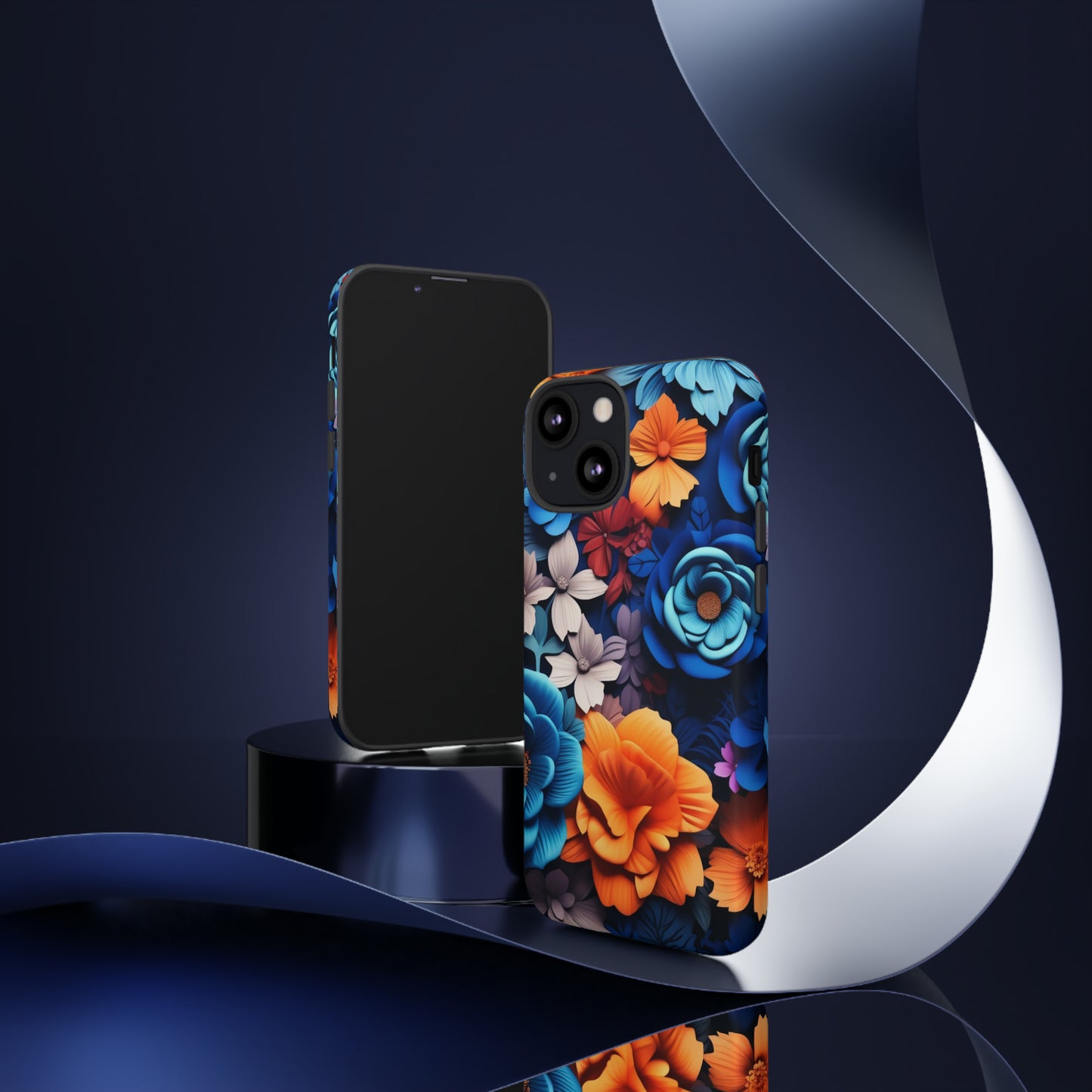 Blue Floral phone case