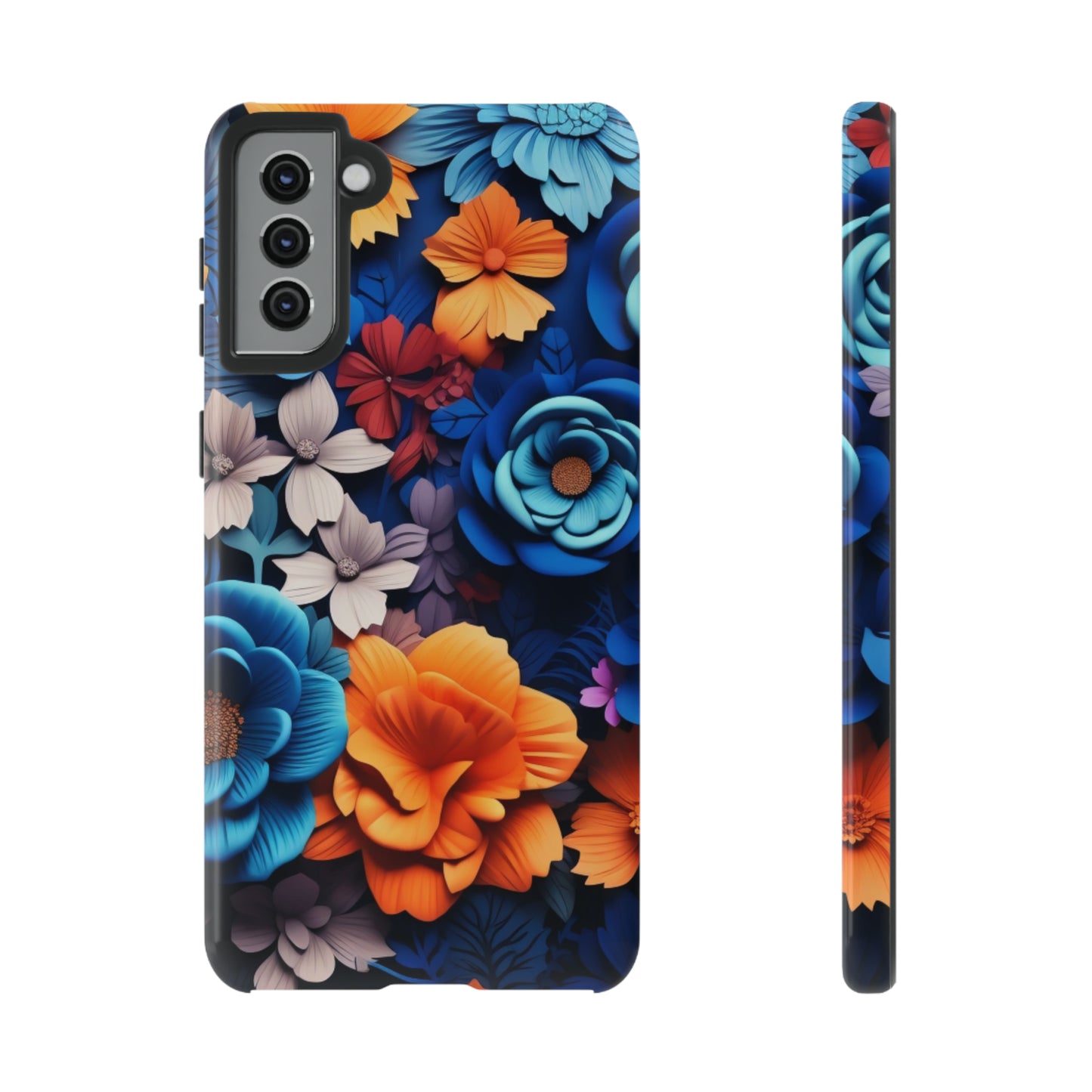 Blue Floral phone case