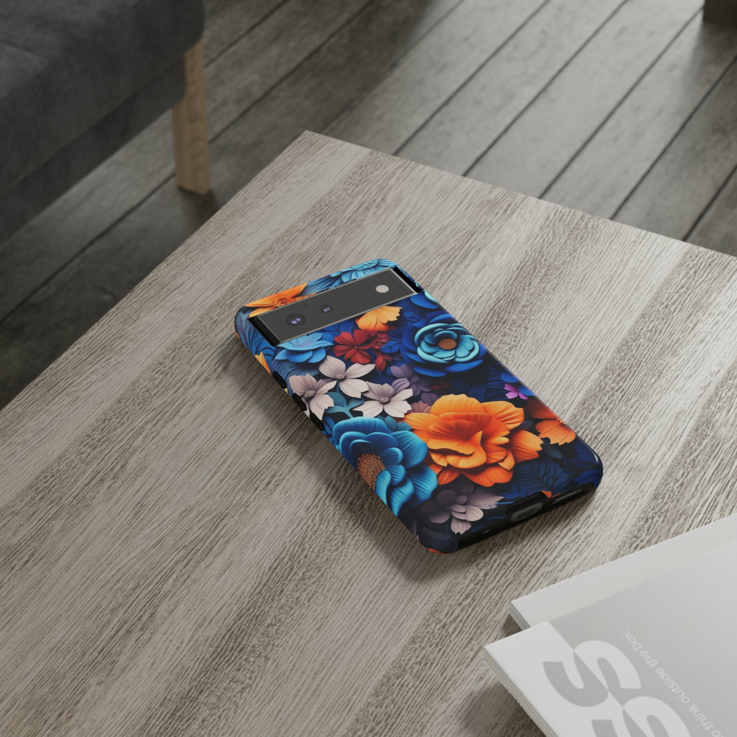 Blue Floral phone case