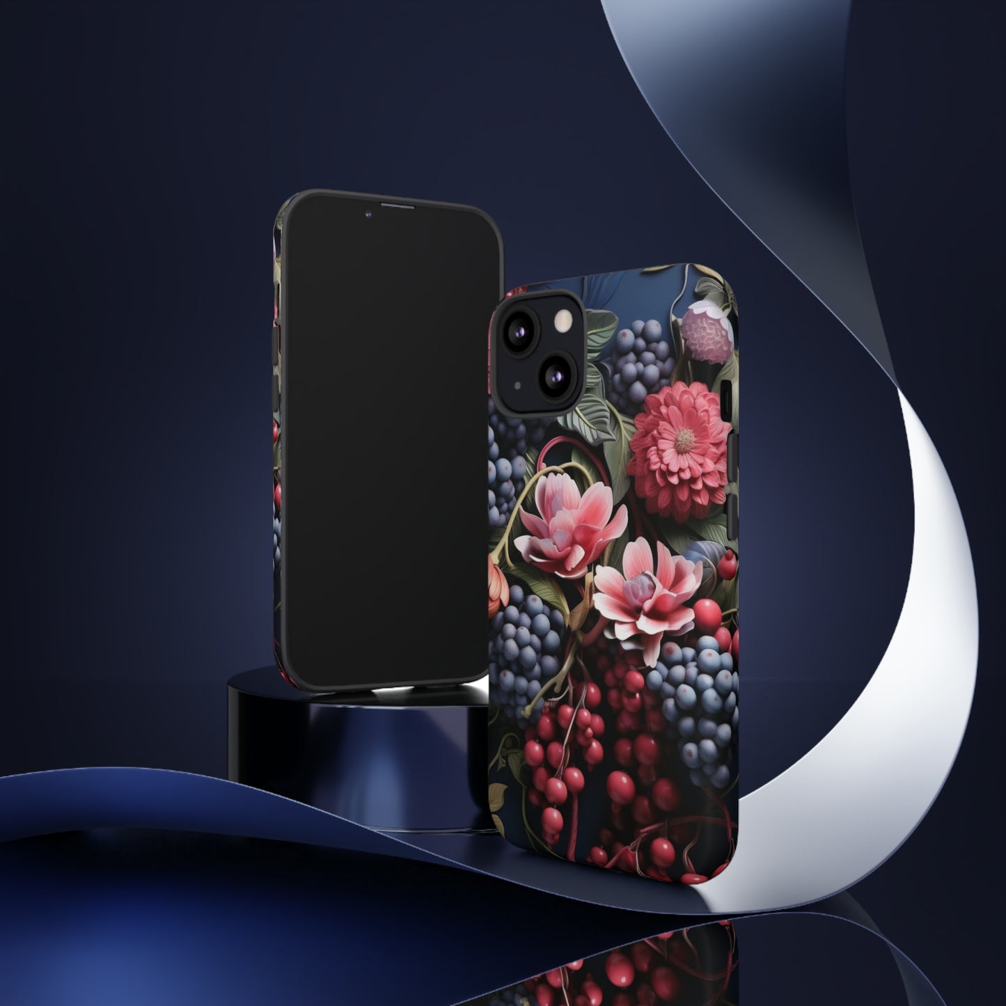 Berries and Floral phone case