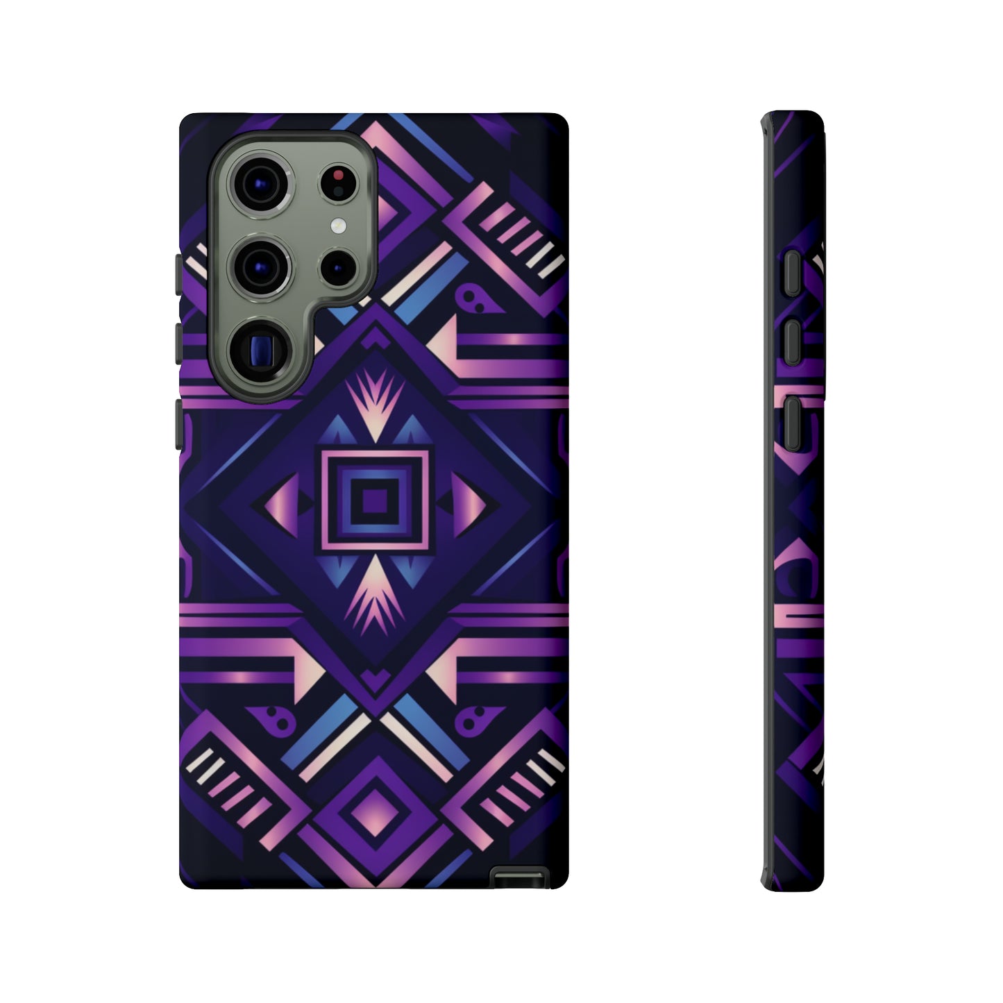 Purple Geometric Phone Case