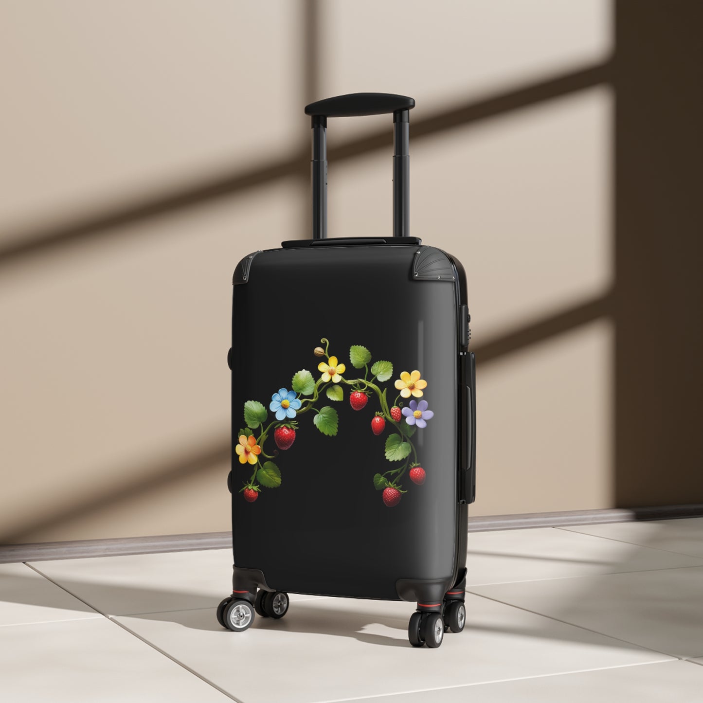 Multicolor Ojibwe Floral Suitcase