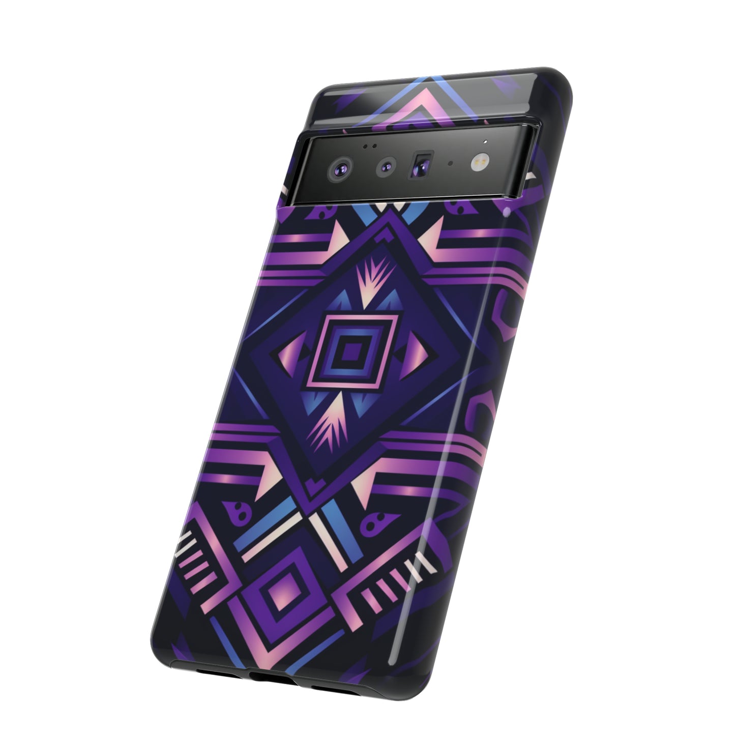 Purple Geometric Phone Case