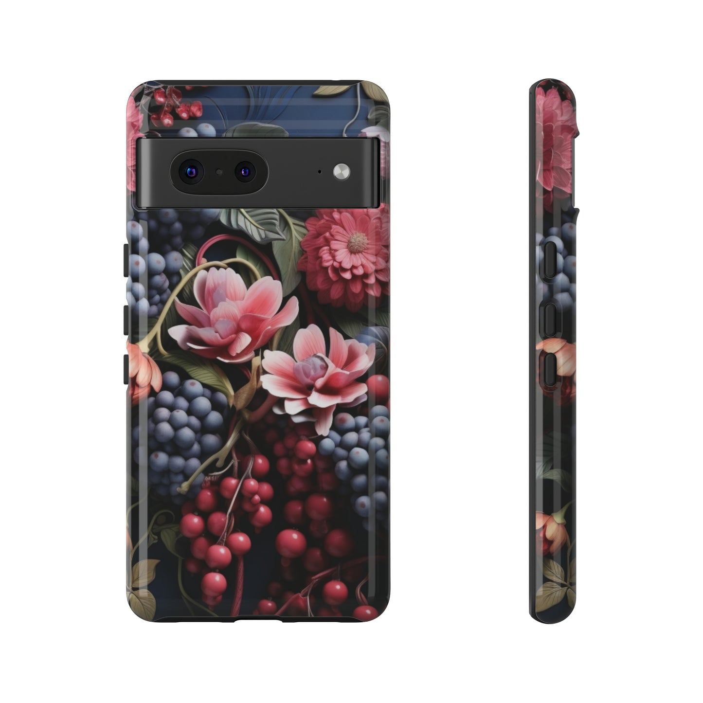 Berries and Floral phone case