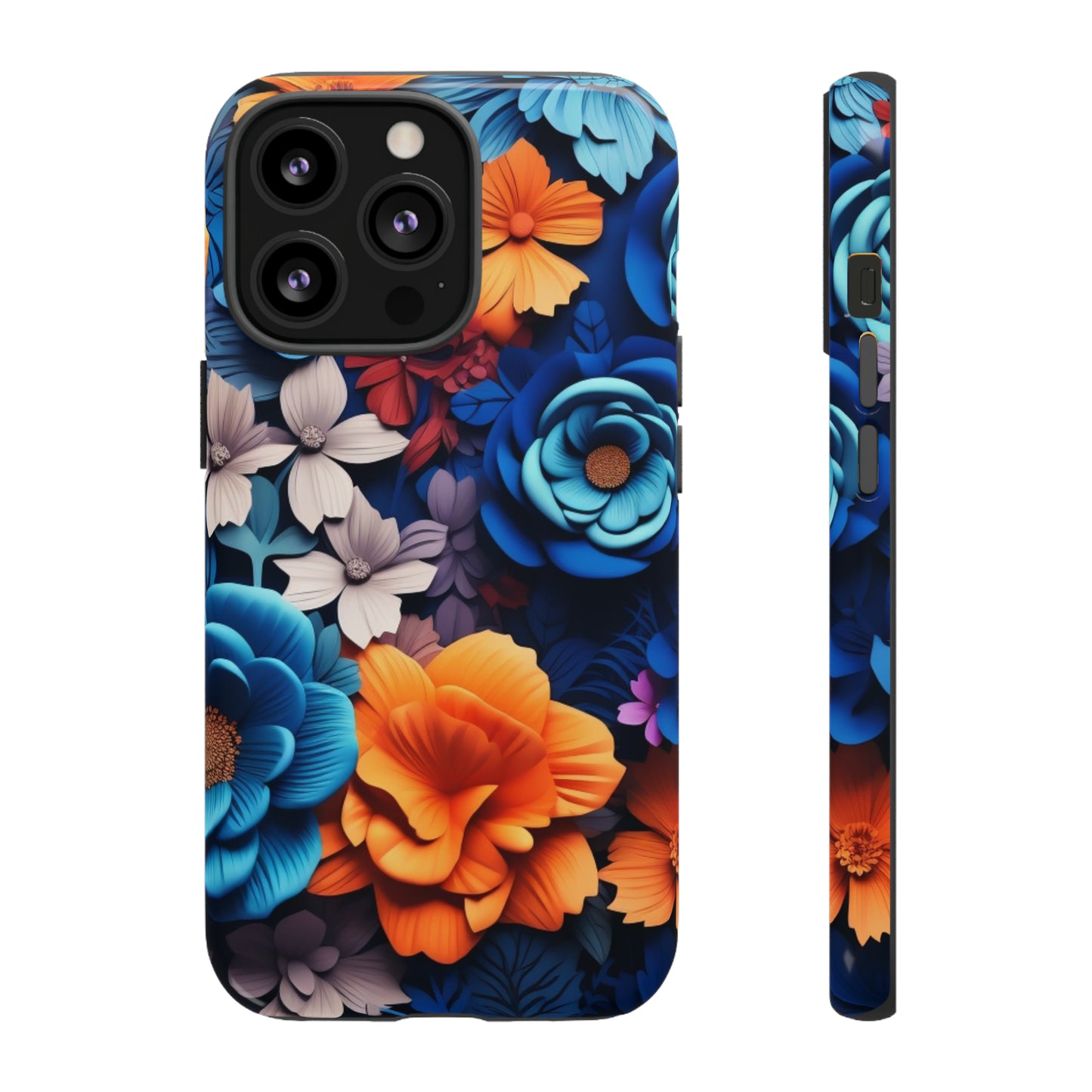 Blue Floral phone case