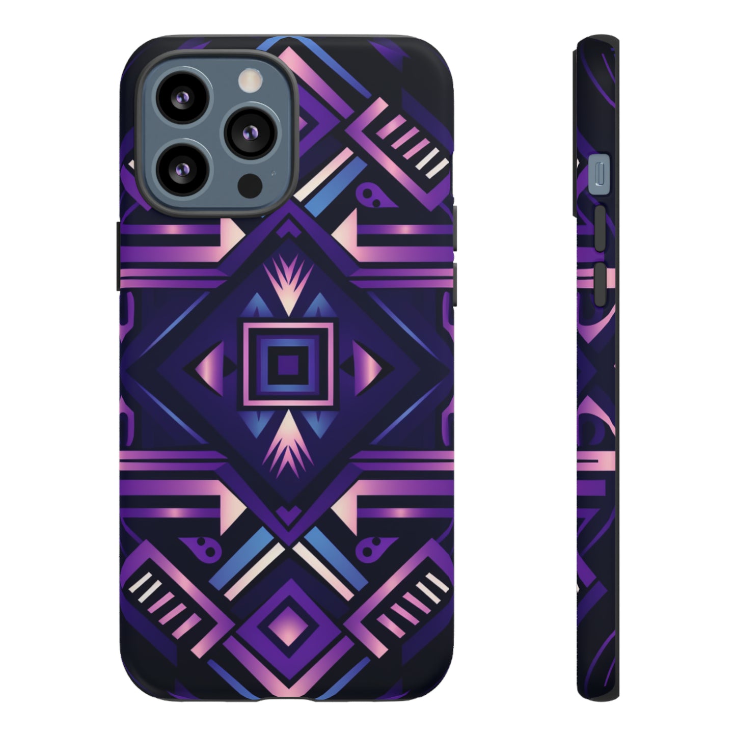 Purple Geometric Phone Case