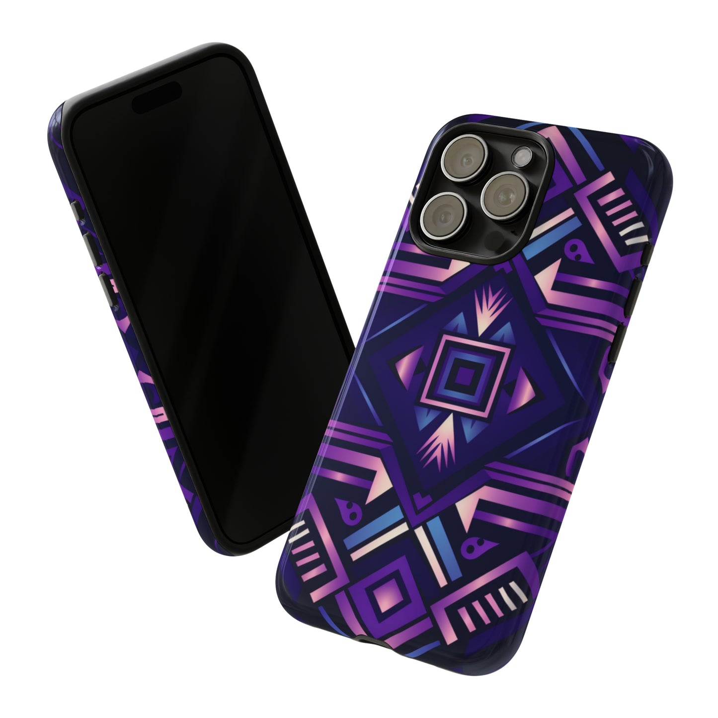 Purple Geometric Phone Case