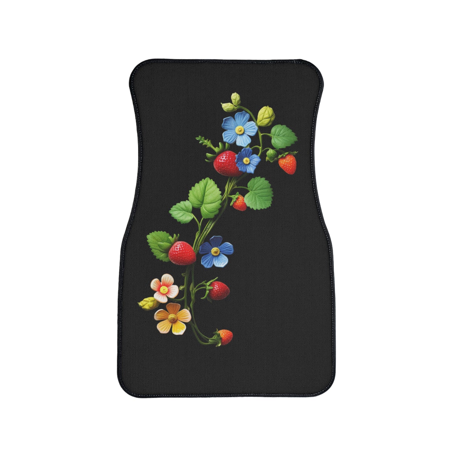 Multicolor Floral Floor Mats, 1pc