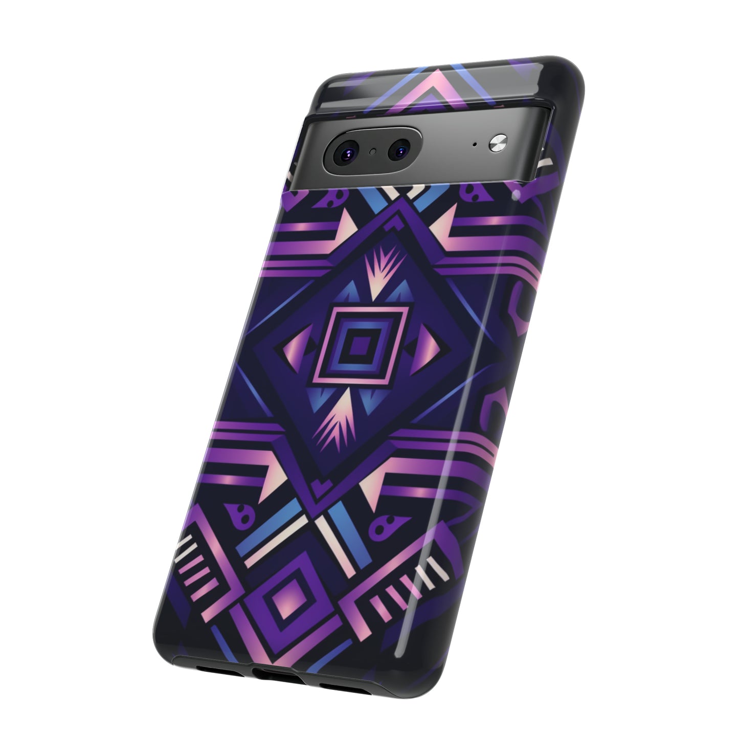 Purple Geometric Phone Case