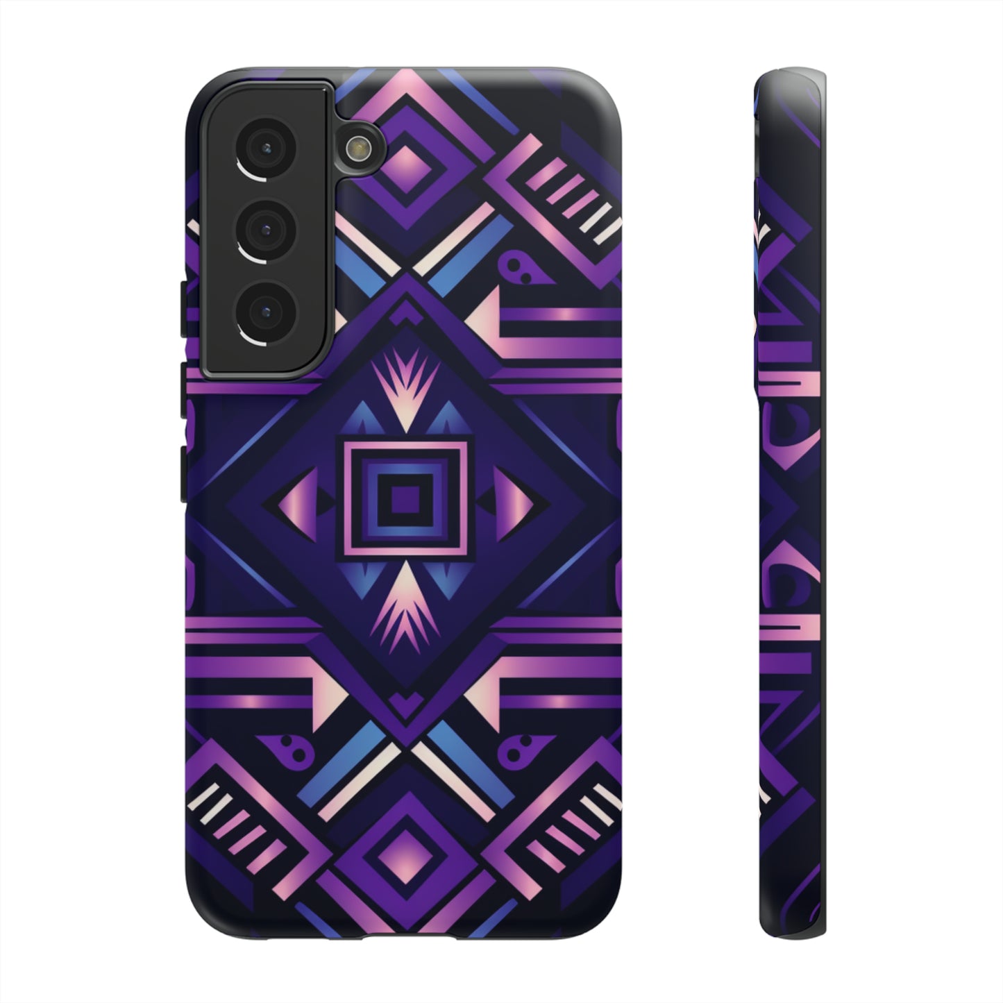 Purple Geometric Phone Case