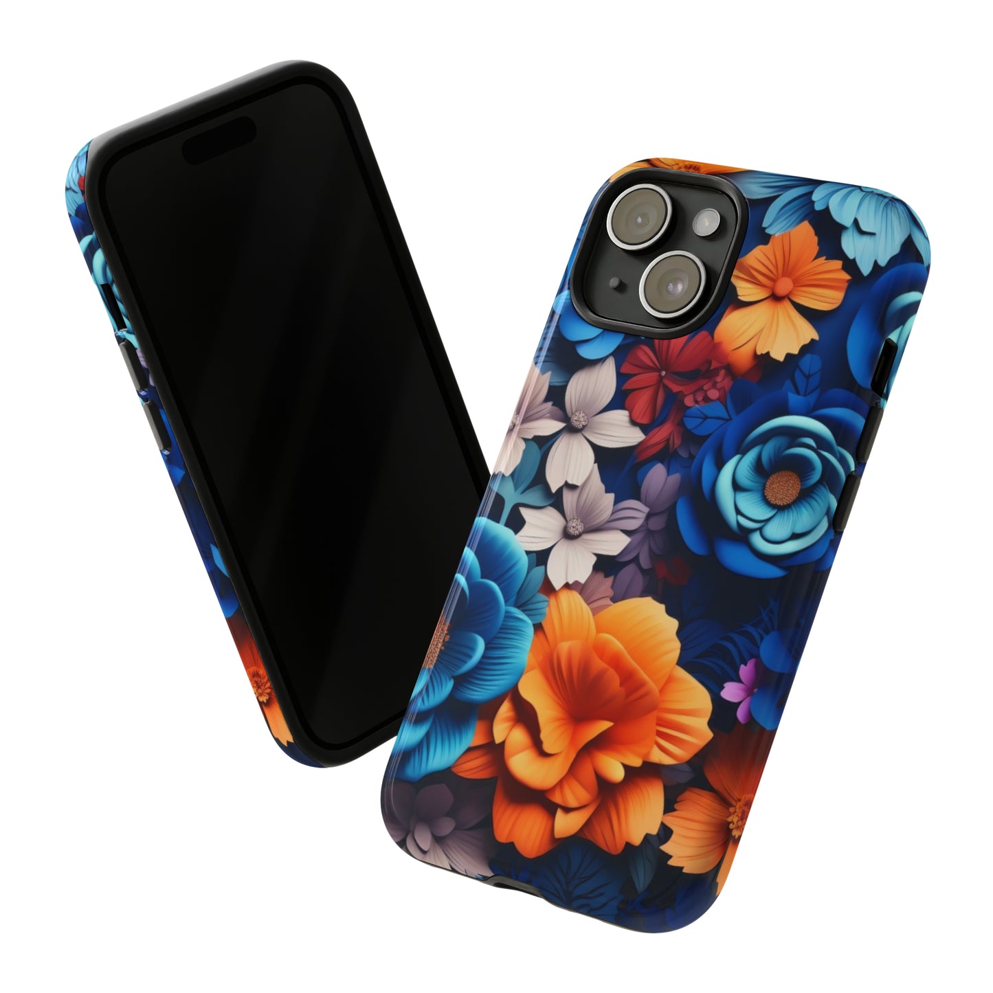 Blue Floral phone case