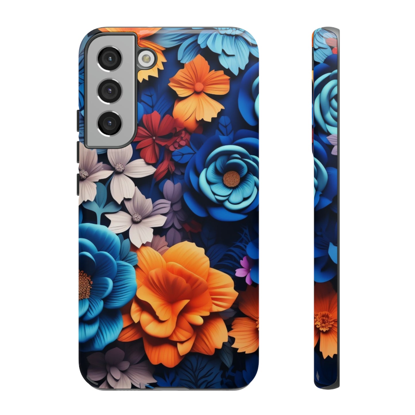 Blue Floral phone case