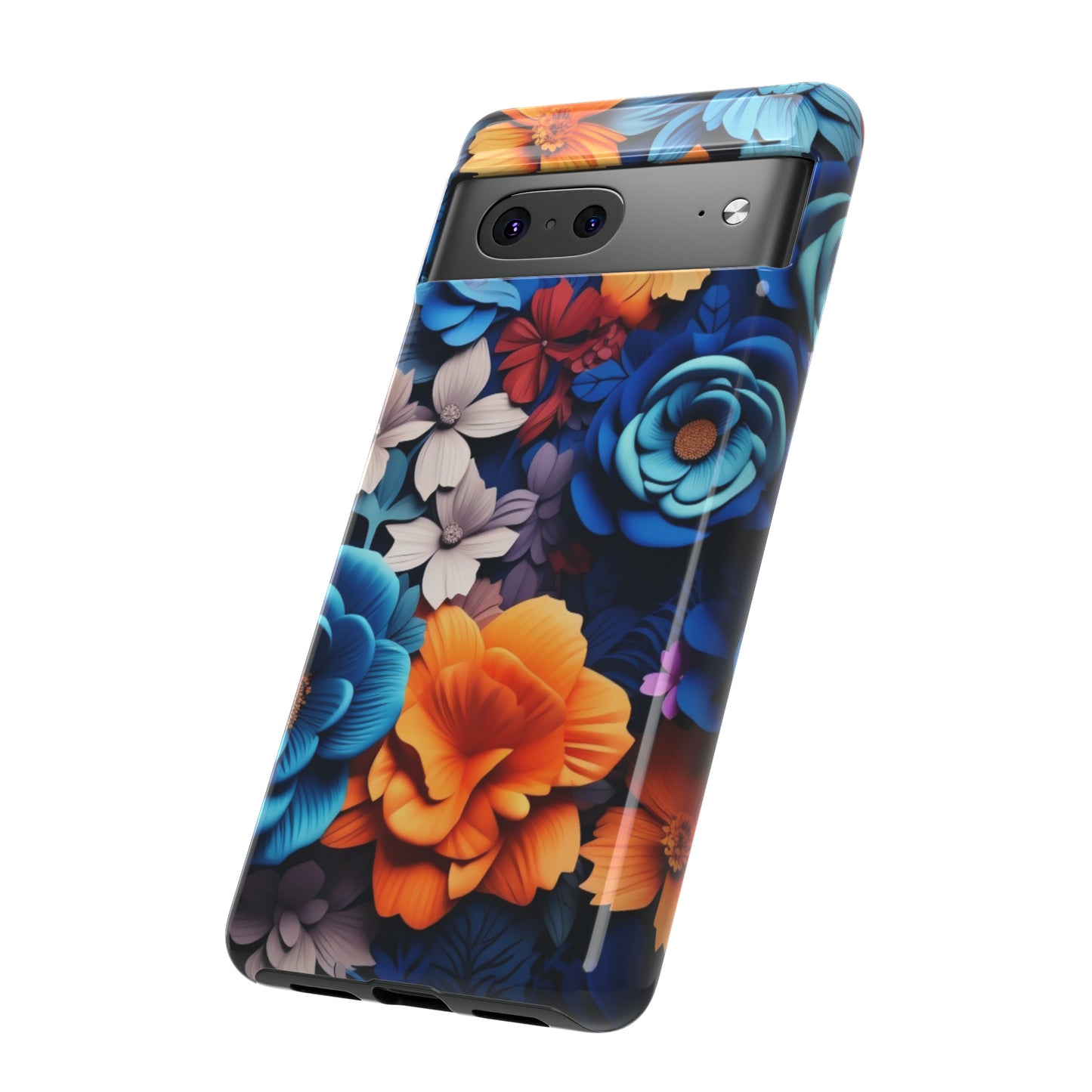 Blue Floral phone case