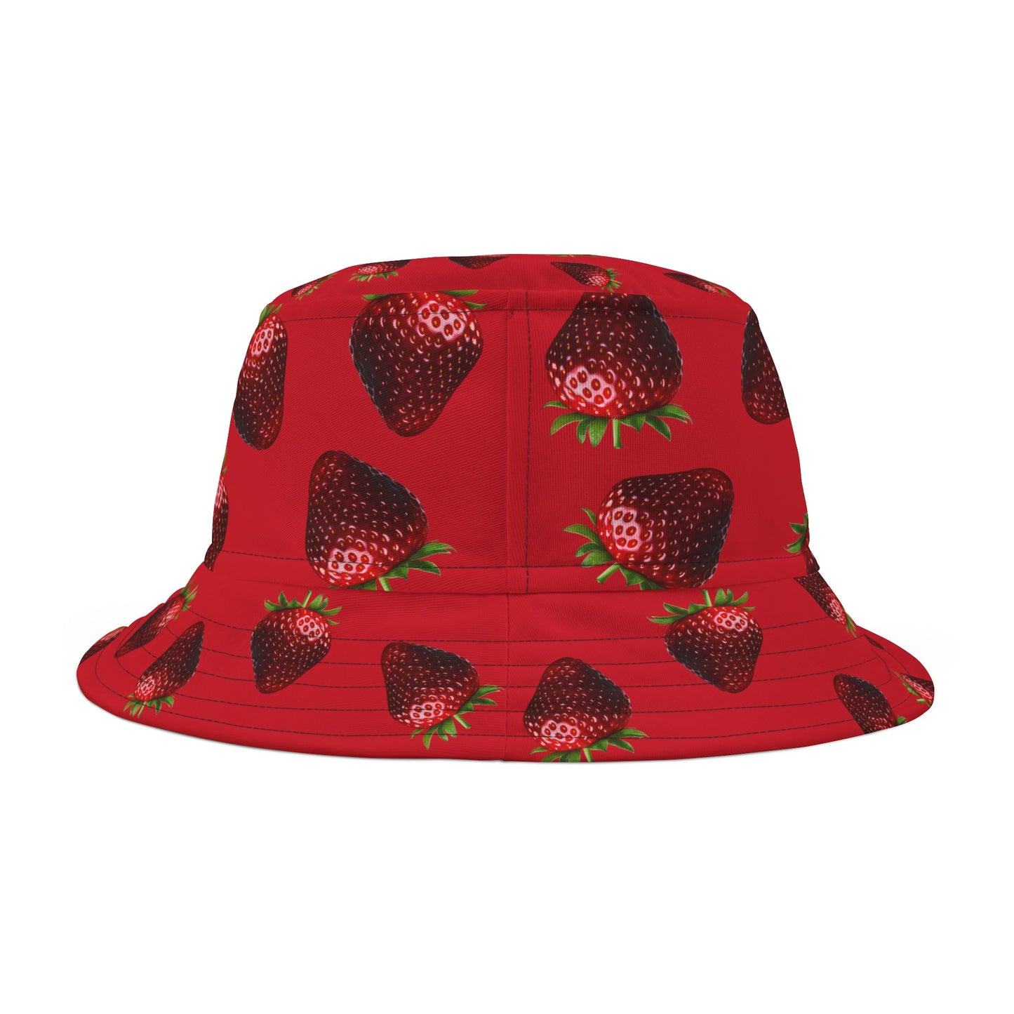 Red Strawberry Bucket Hat