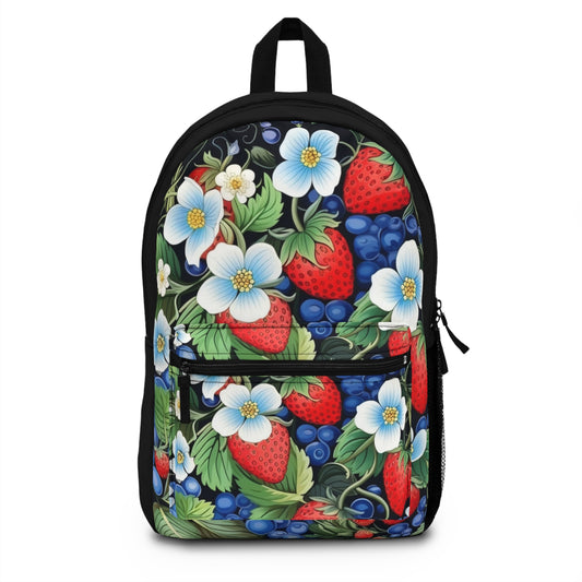 Strawberries and Blueberries Backpack