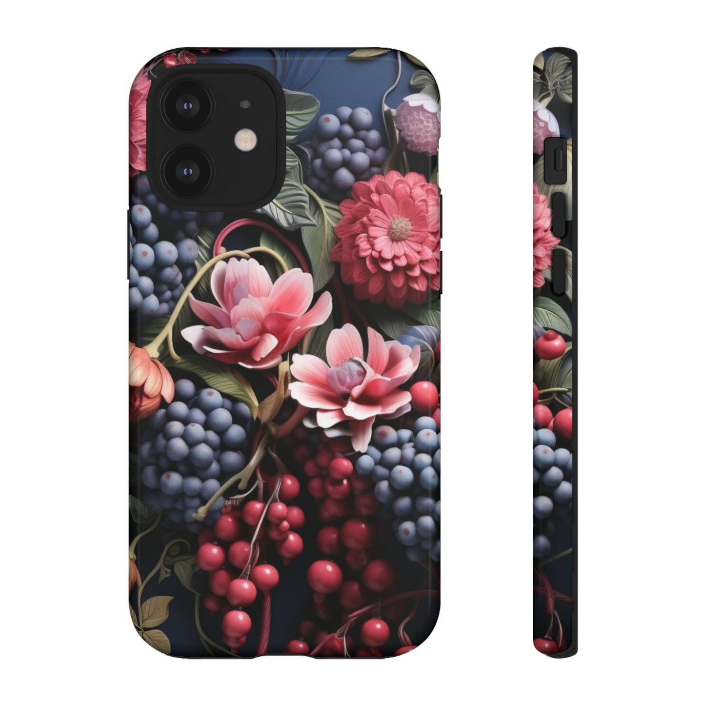 Berries and Floral phone case