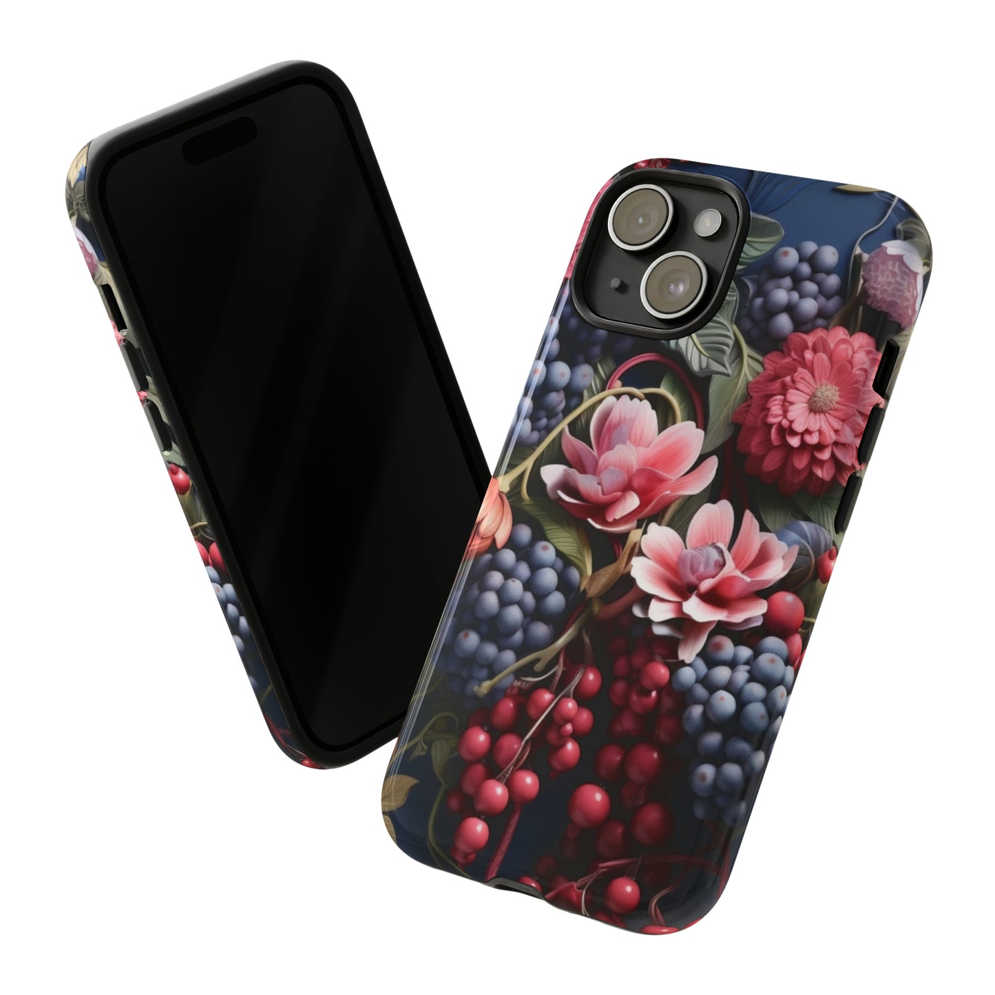 Berries and Floral phone case