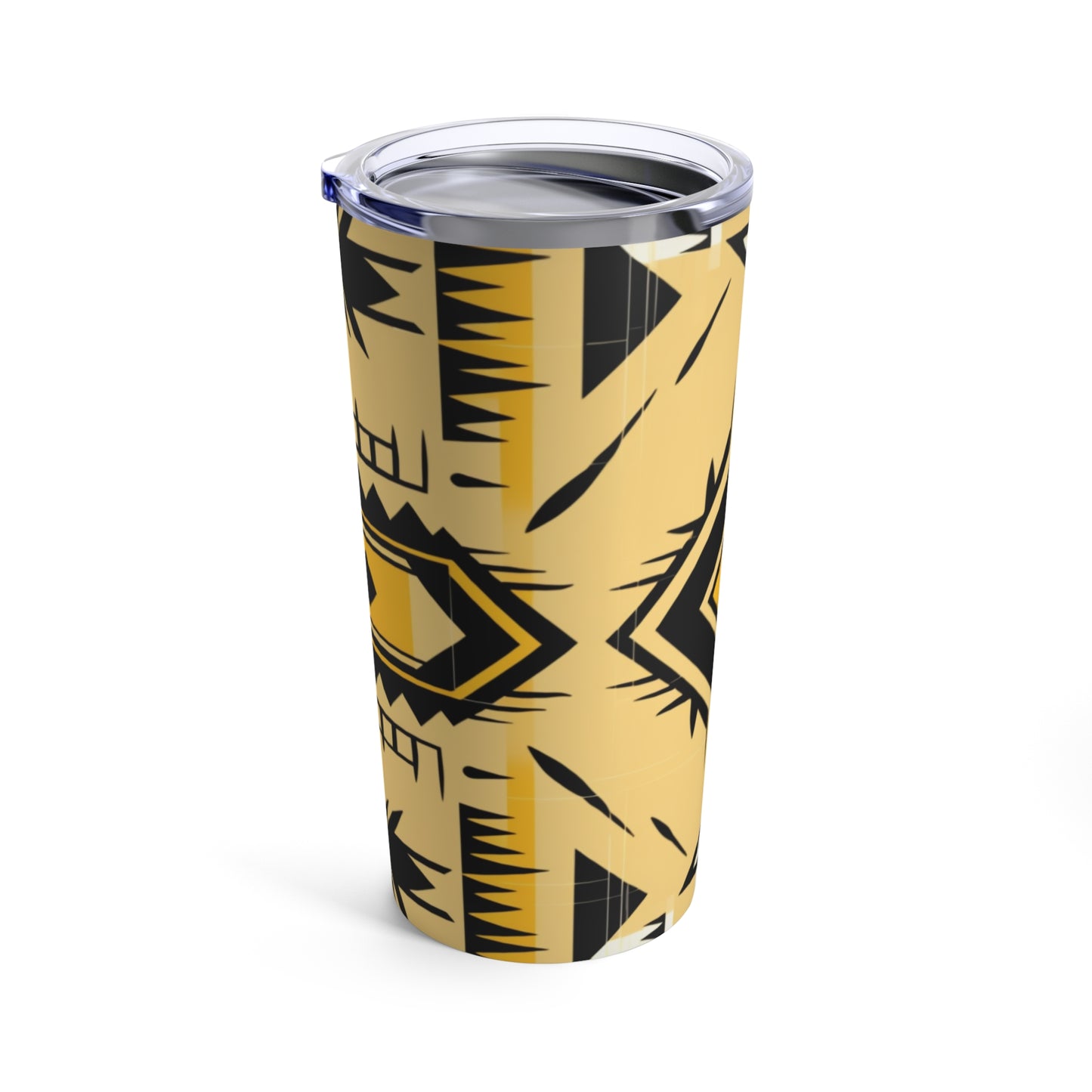 Yellow Geometric Tumbler 20oz