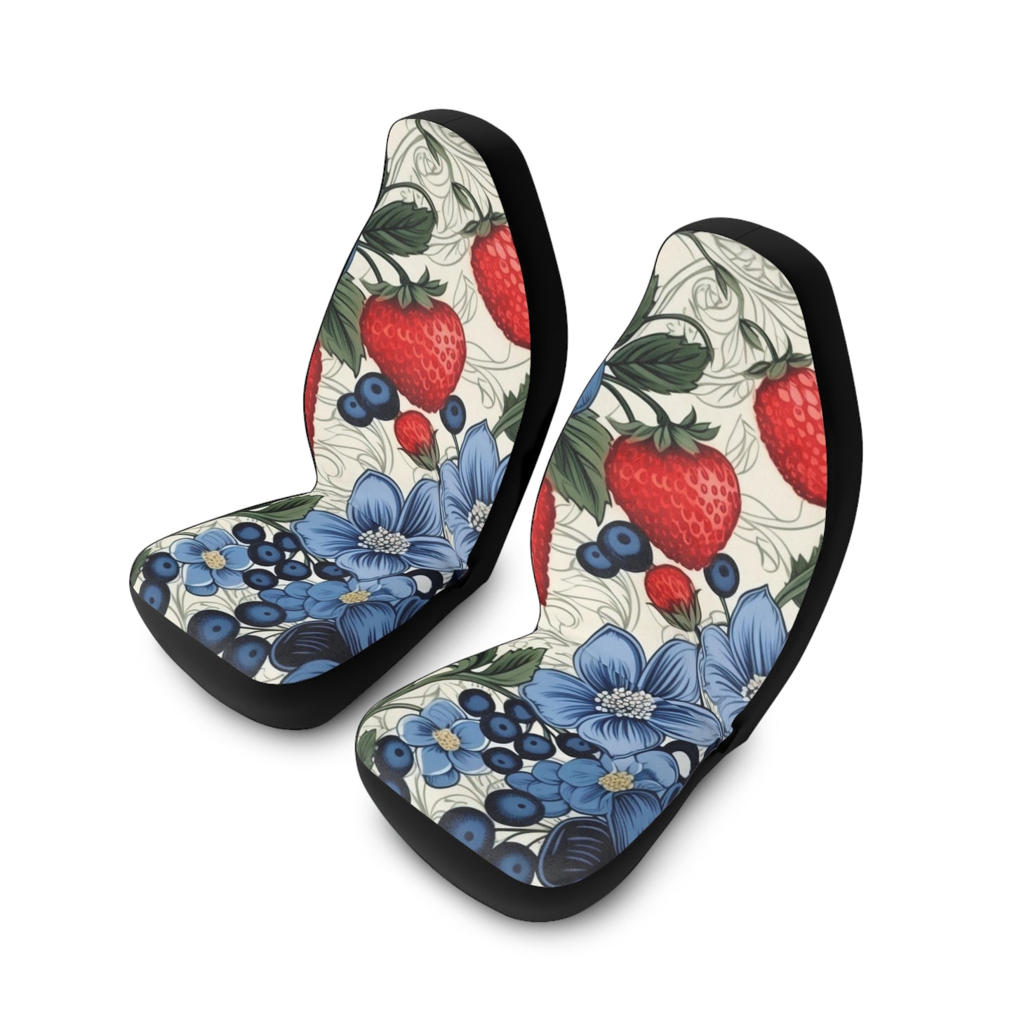 White Berry Car Seat Covers