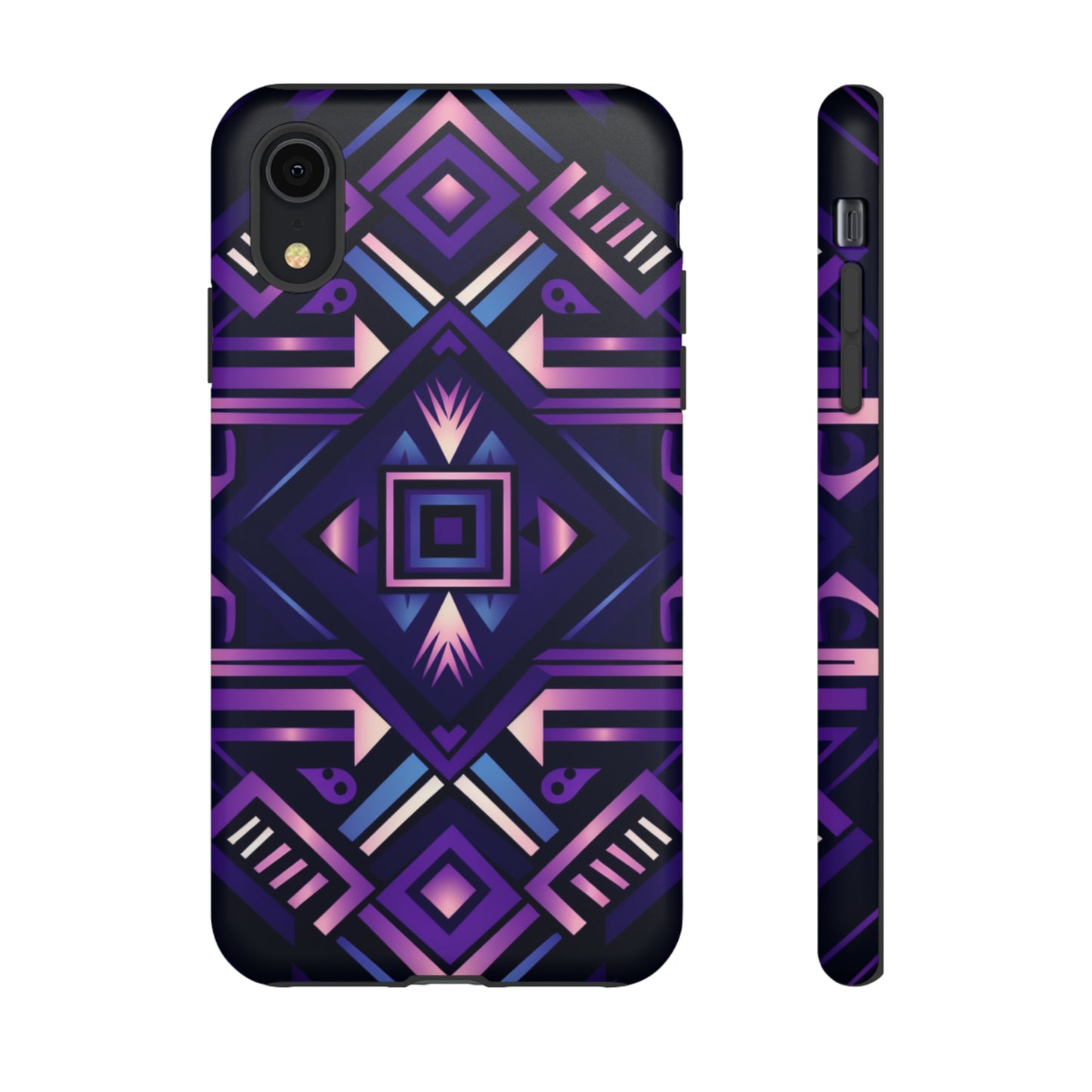 Purple Geometric Phone Case