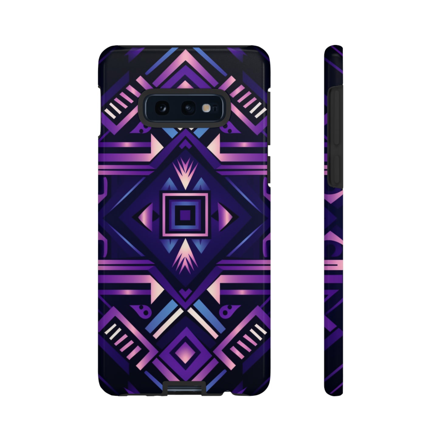 Purple Geometric Phone Case