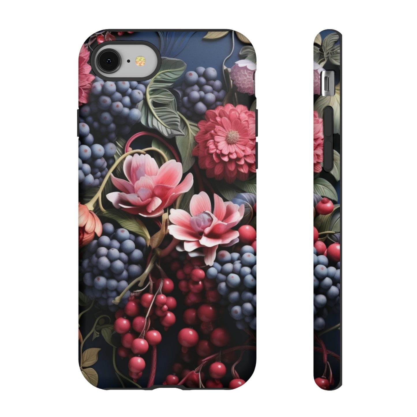 Berries and Floral phone case