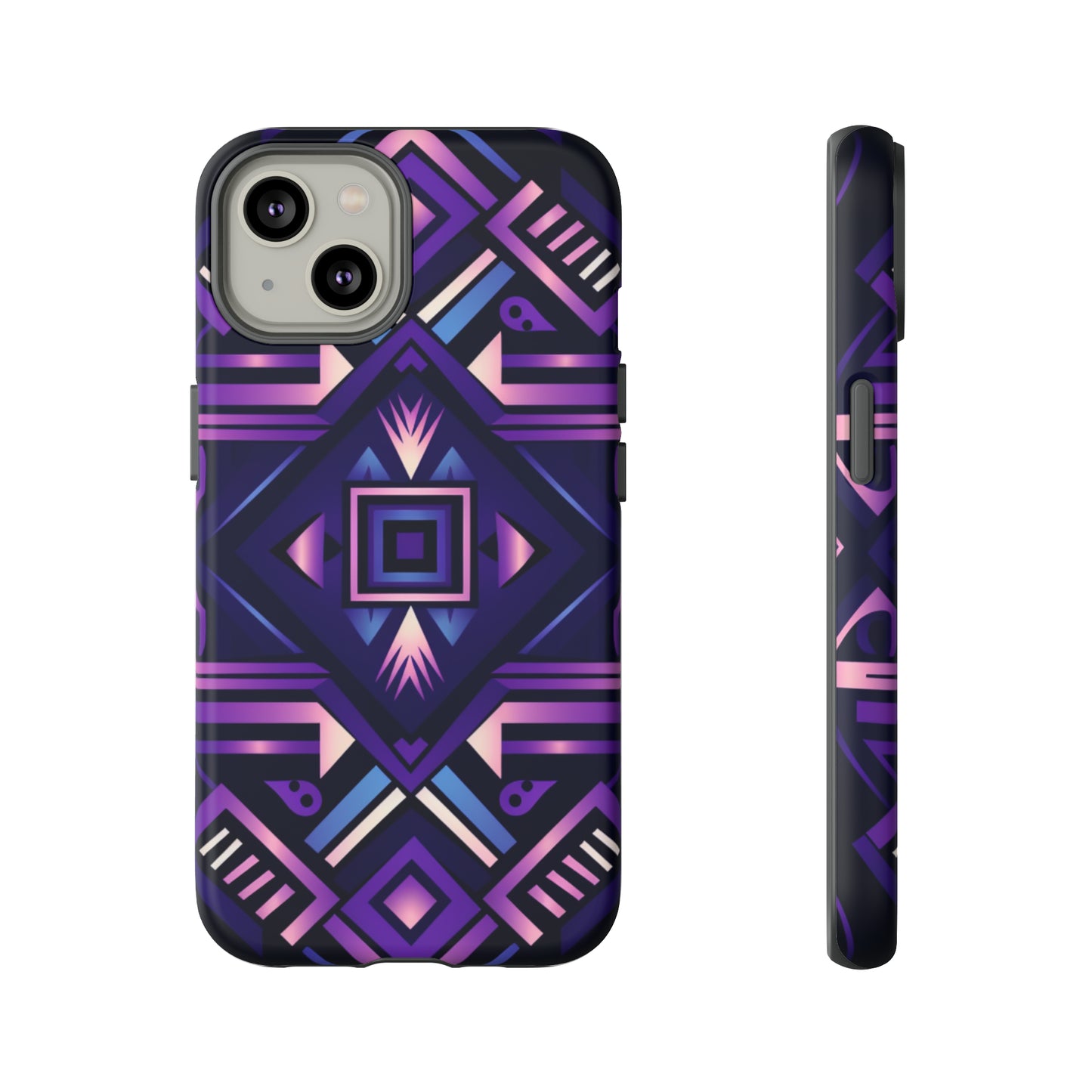 Purple Geometric Phone Case