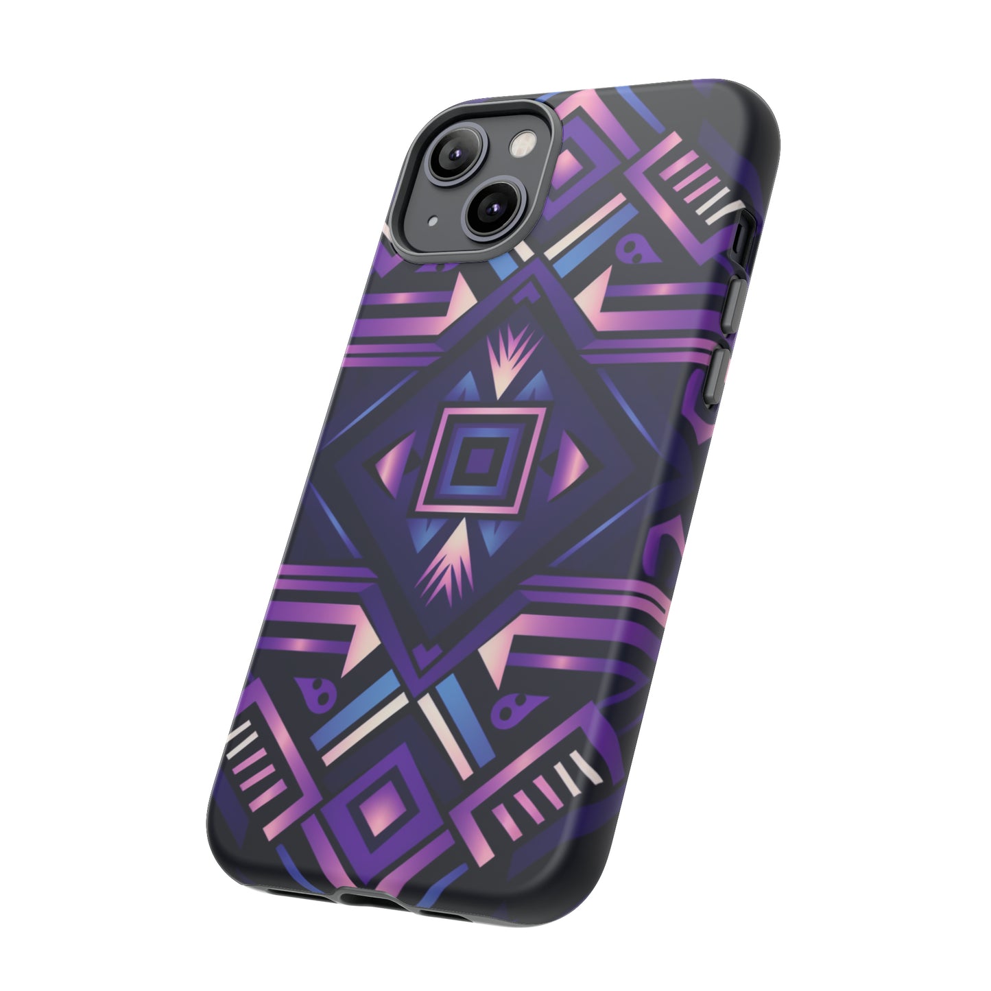 Purple Geometric Phone Case