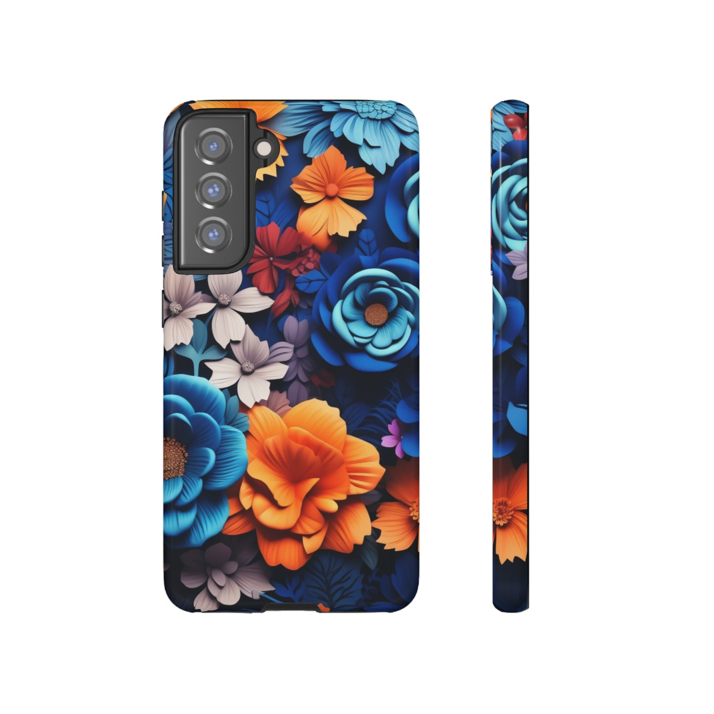 Blue Floral phone case