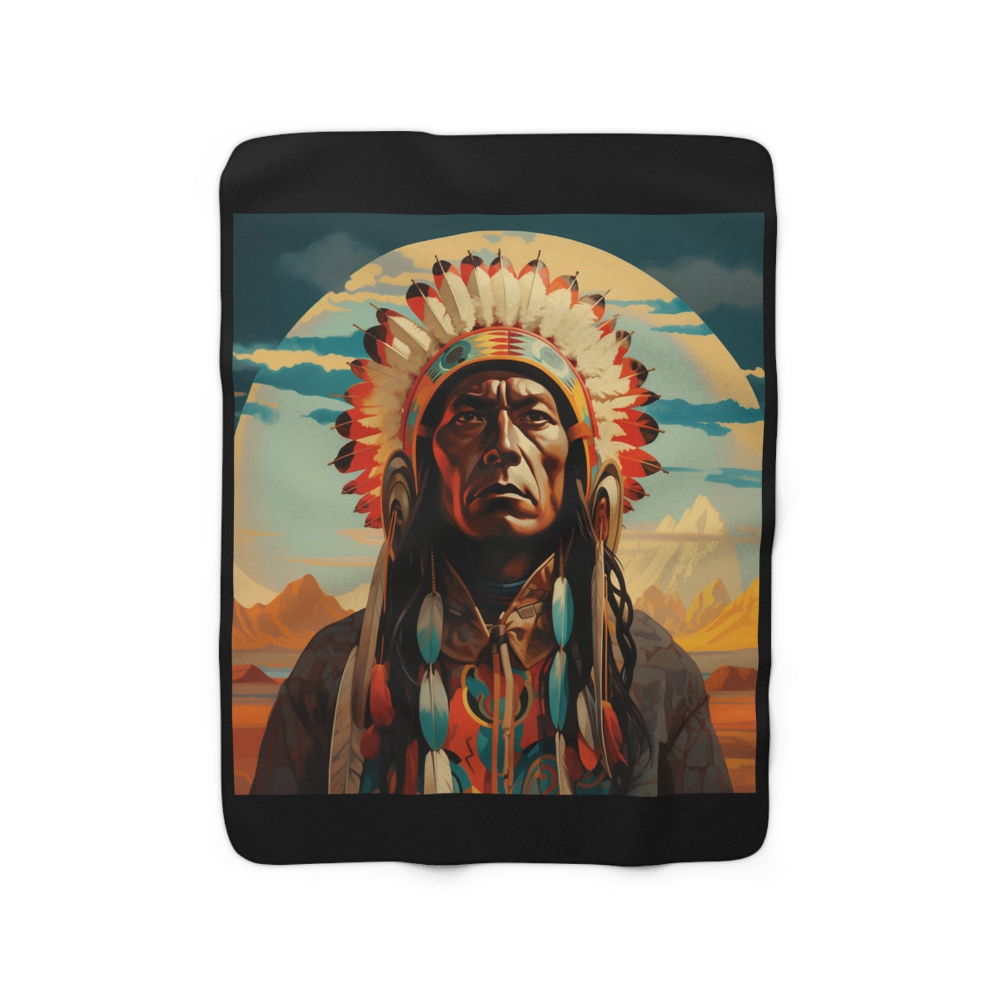 Warrior Sherpa Fleece Blanket