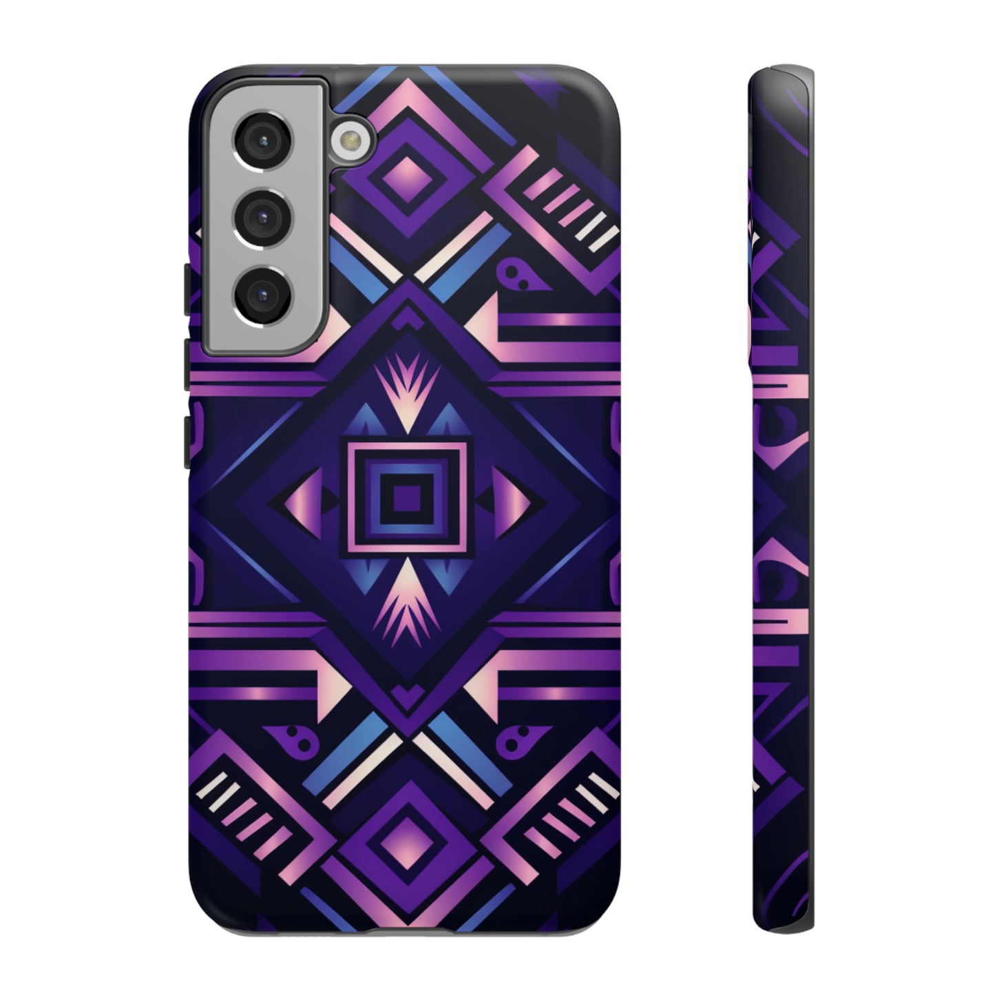 Purple Geometric Phone Case