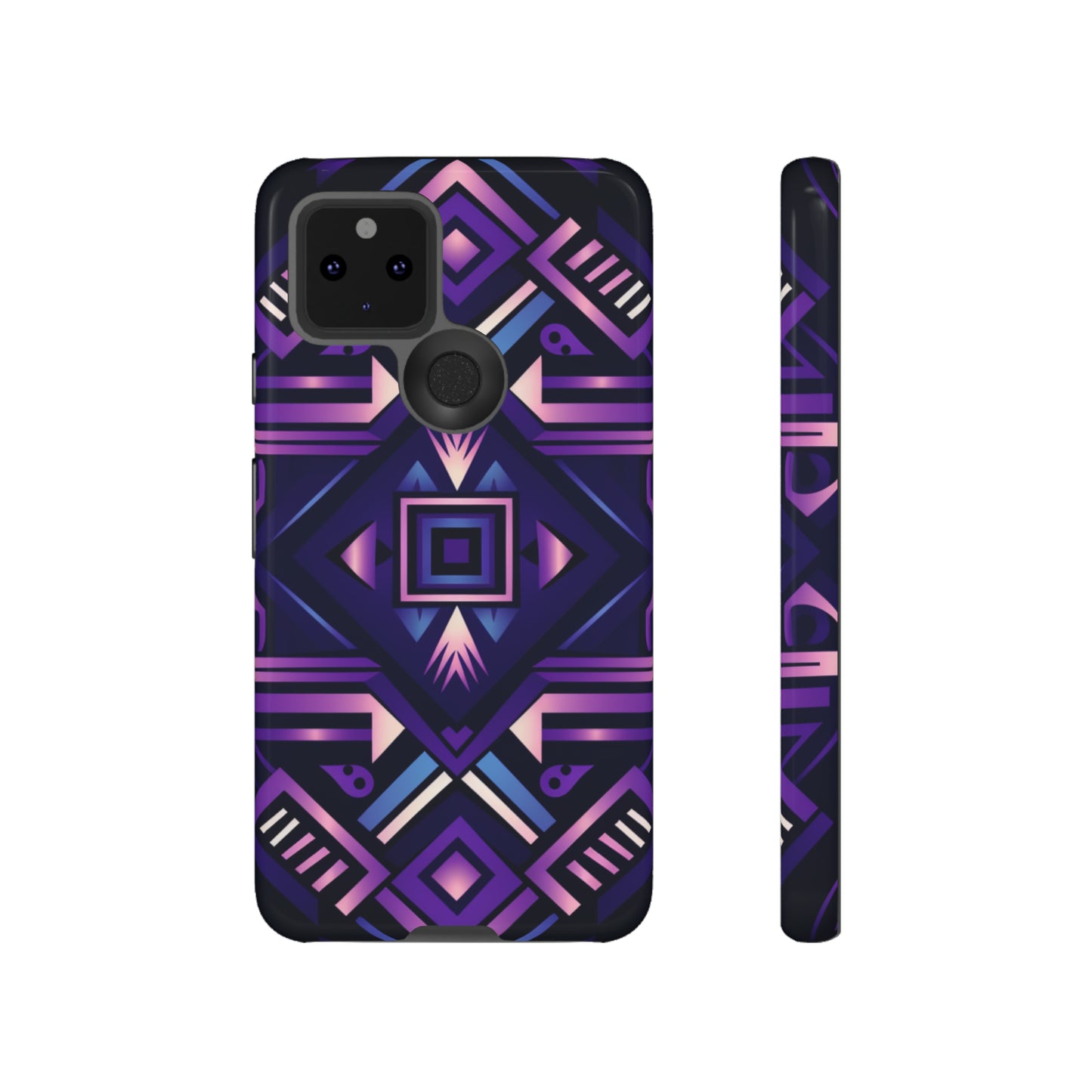 Purple Geometric Phone Case