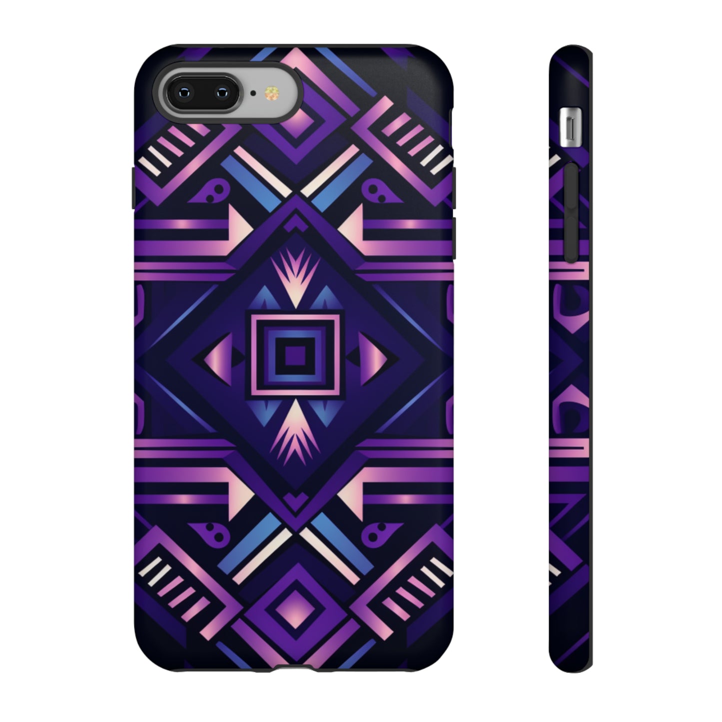 Purple Geometric Phone Case