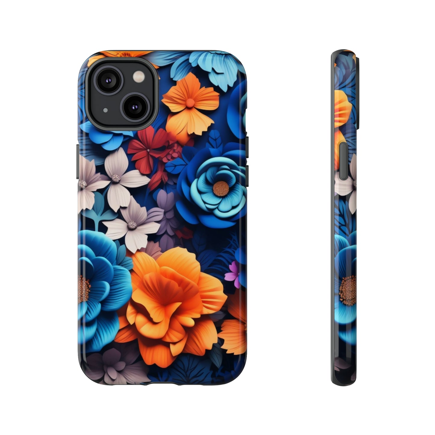 Blue Floral phone case