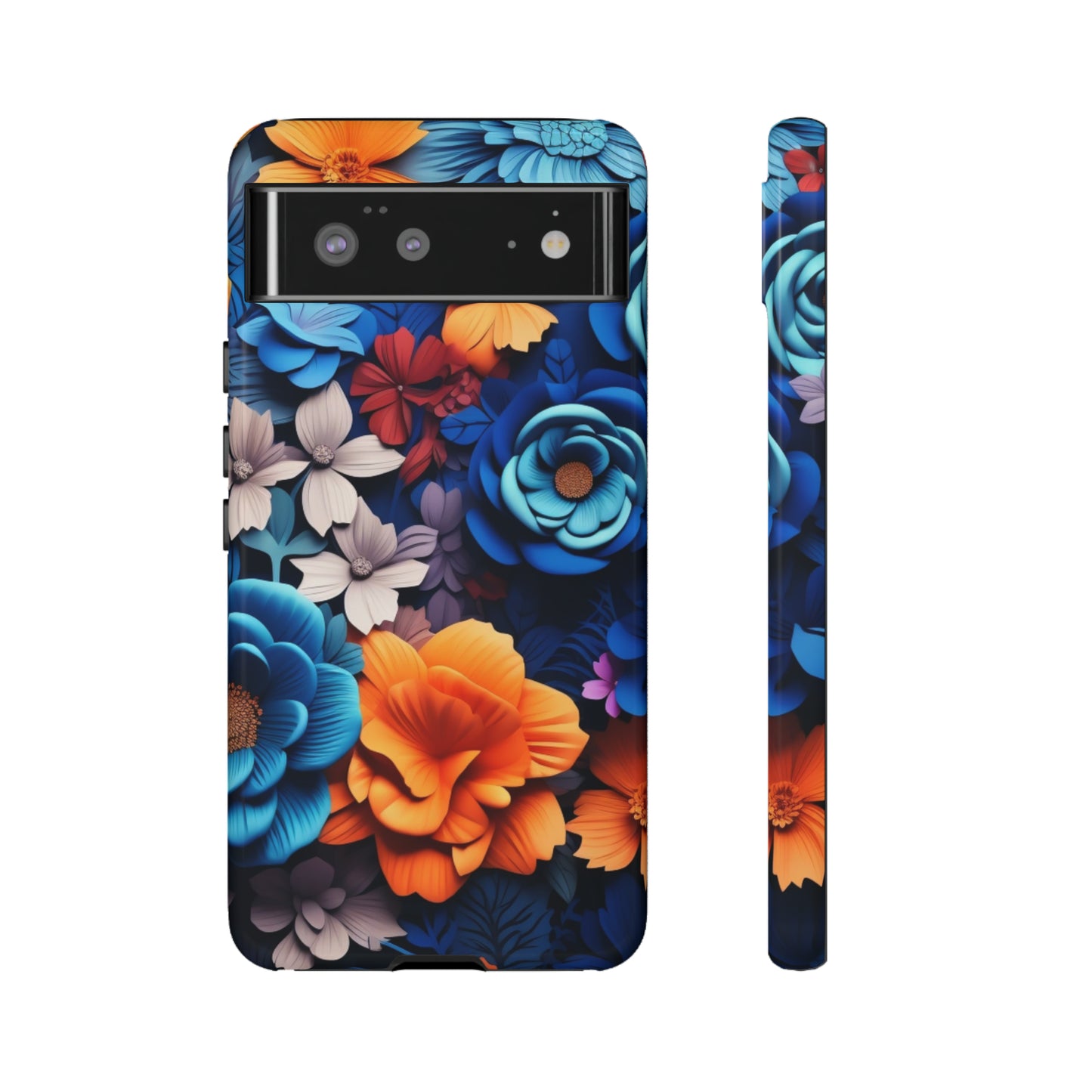 Blue Floral phone case