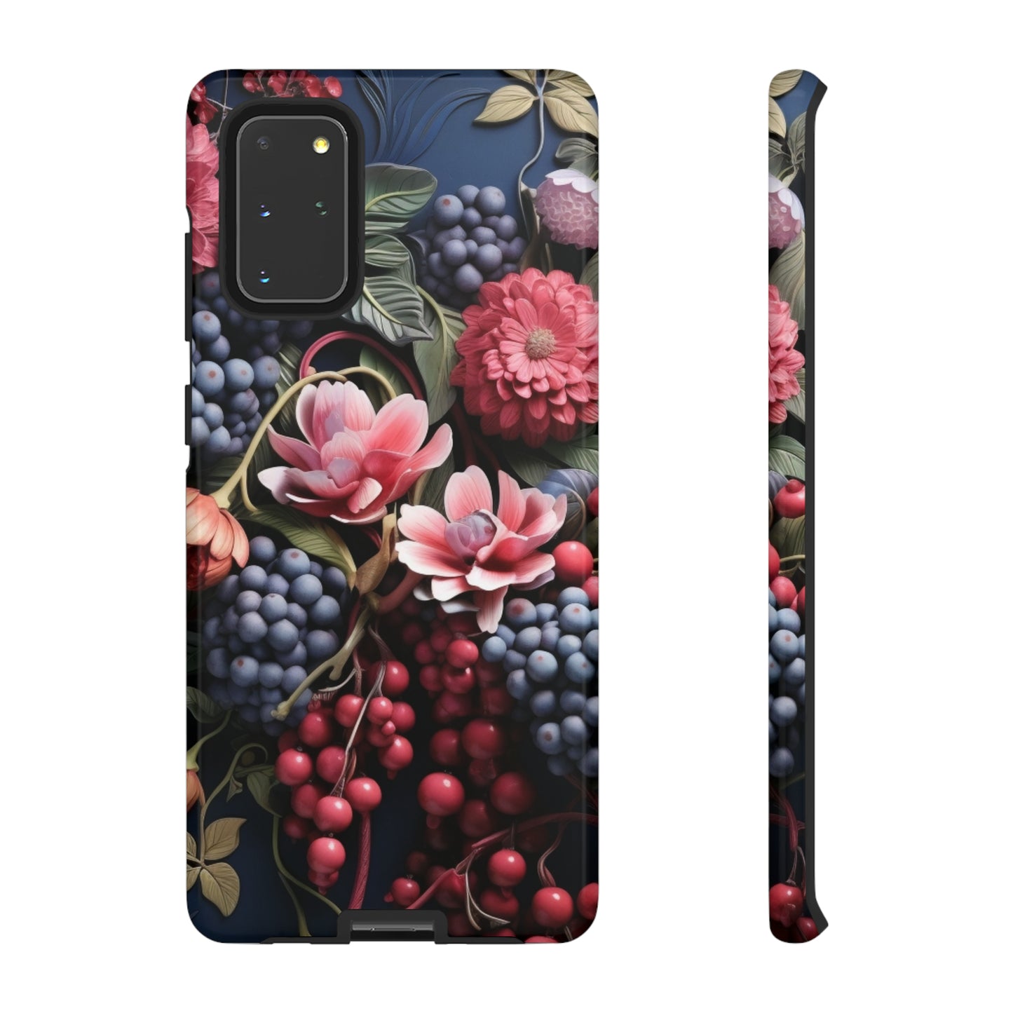 Berries and Floral phone case