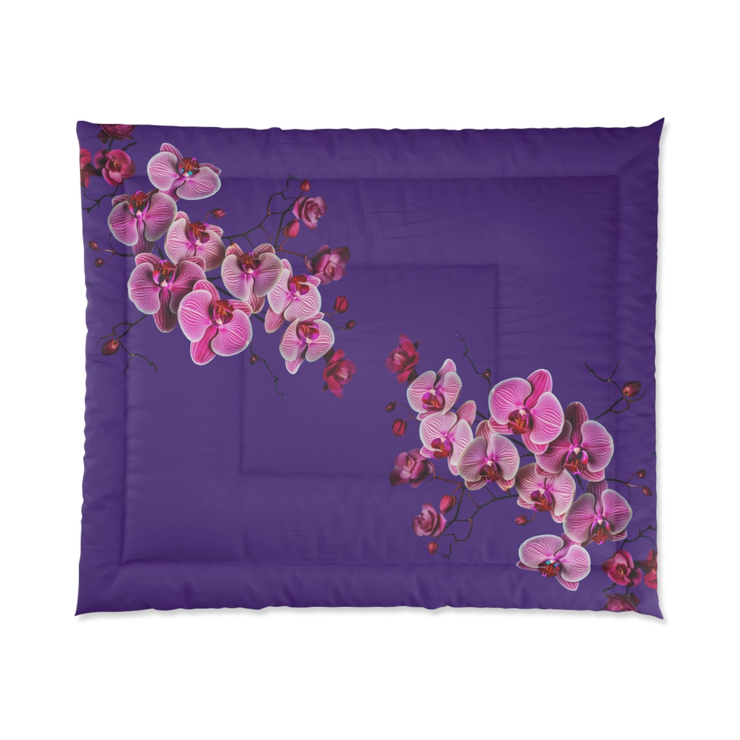 Purple Floral Comforter