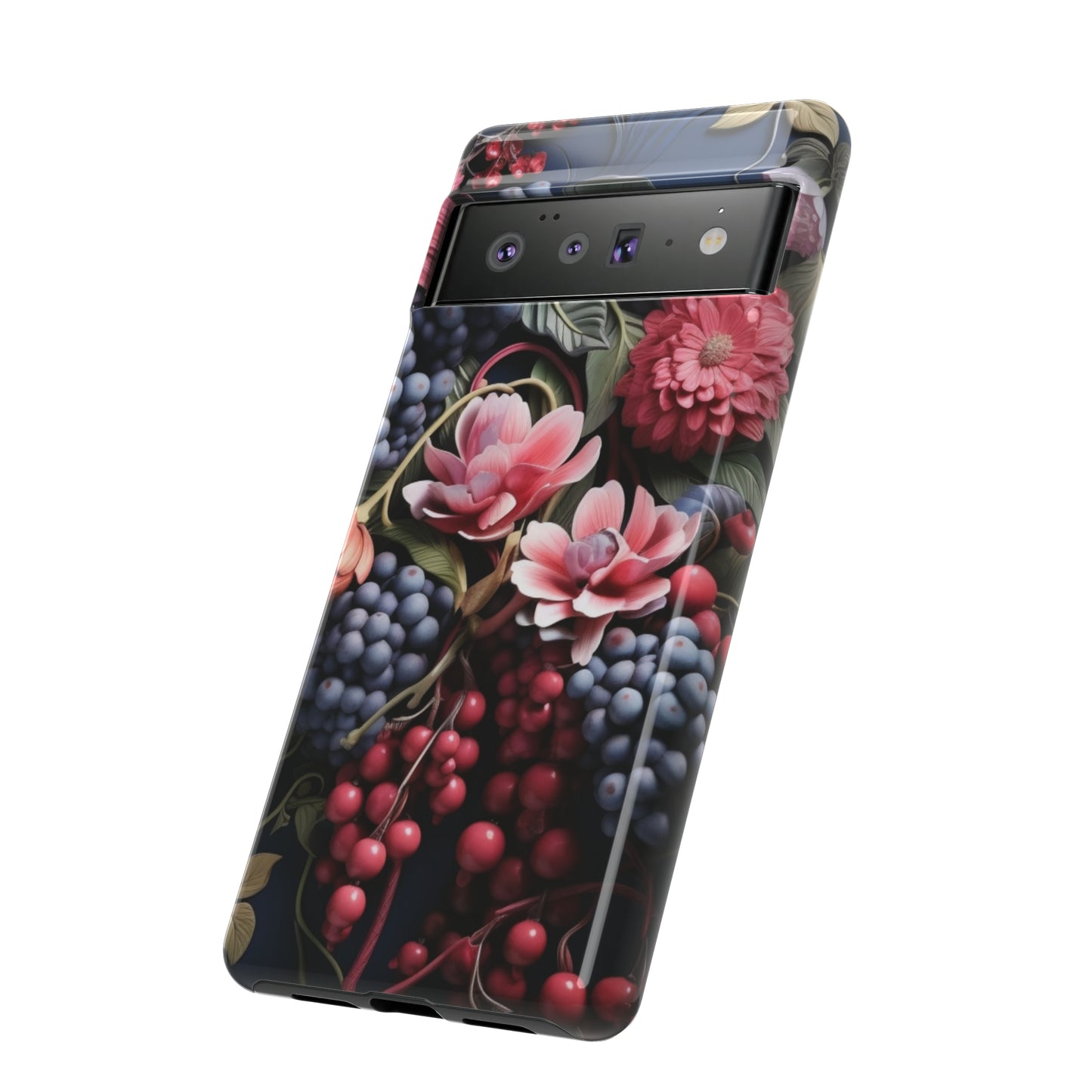 Berries and Floral phone case