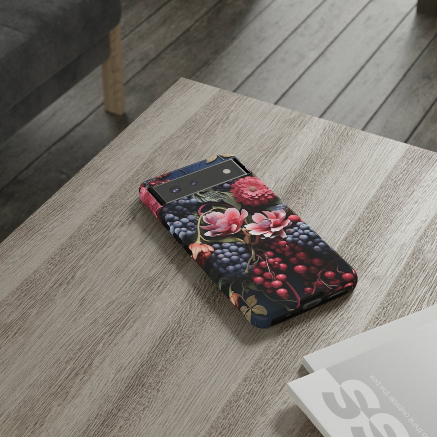 Berries and Floral phone case