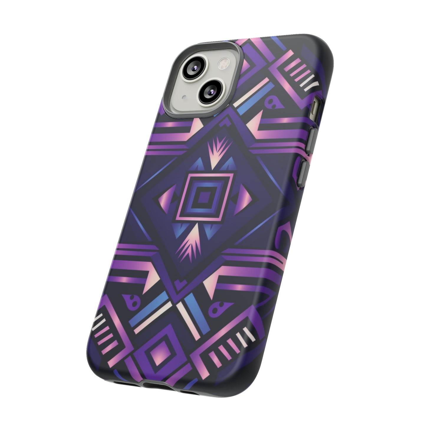 Purple Geometric Phone Case