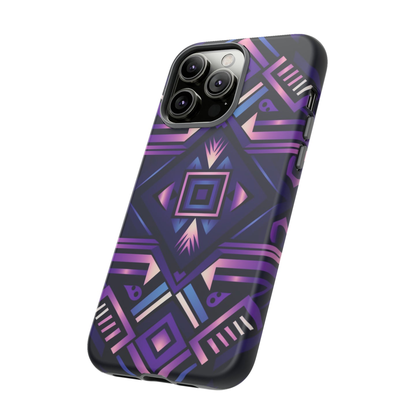 Purple Geometric Phone Case