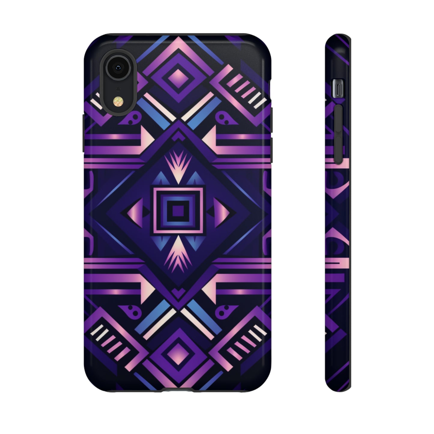 Purple Geometric Phone Case