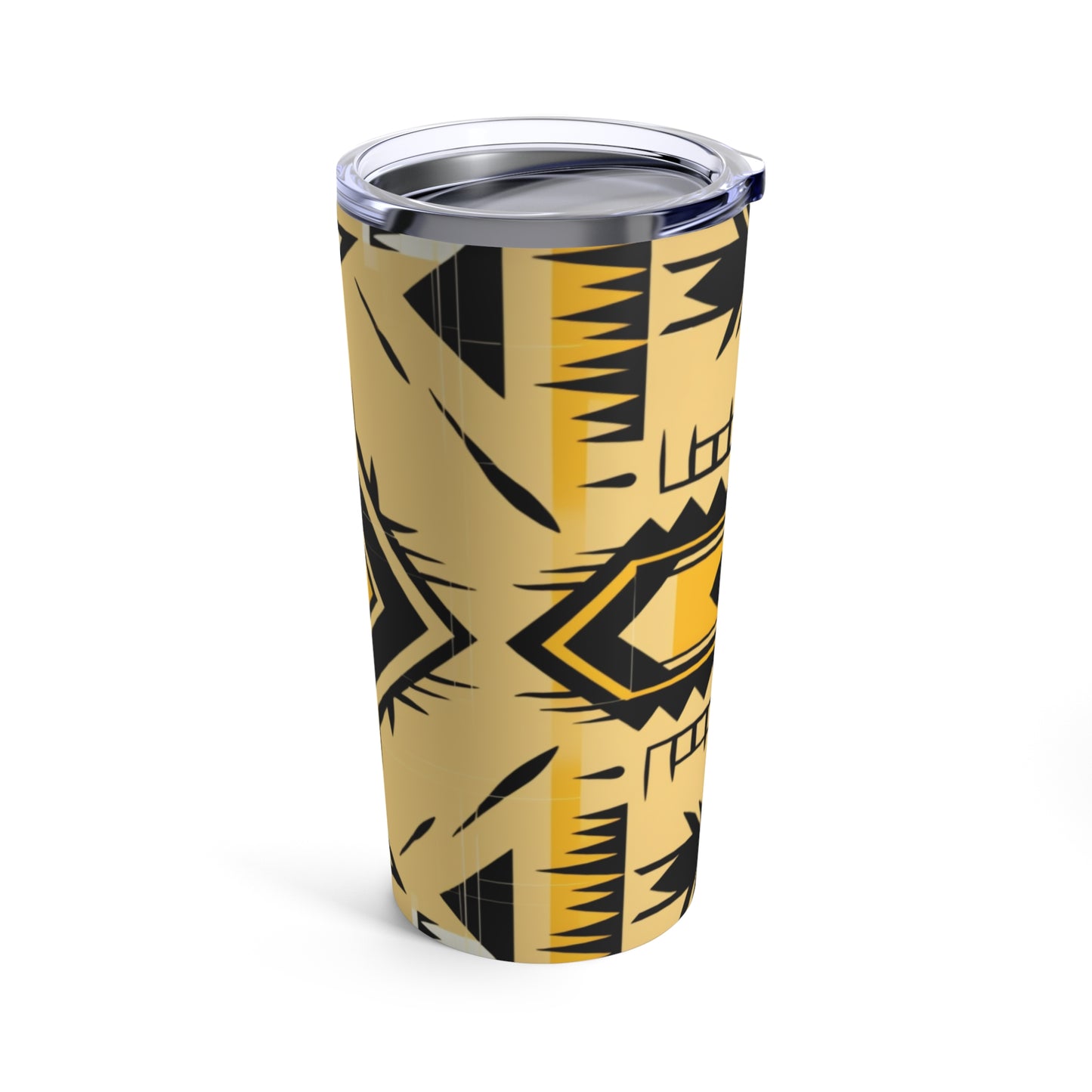 Yellow Geometric Tumbler 20oz