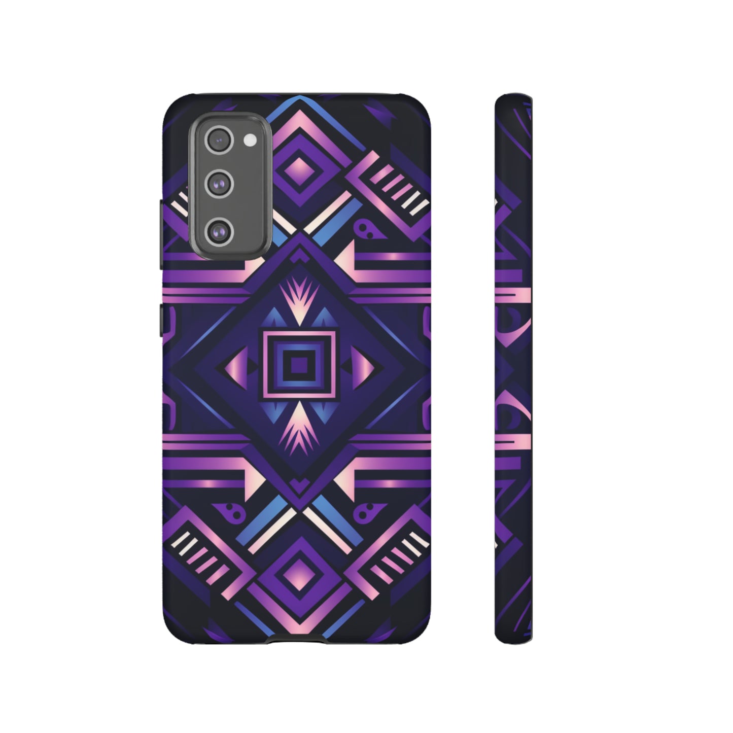 Purple Geometric Phone Case