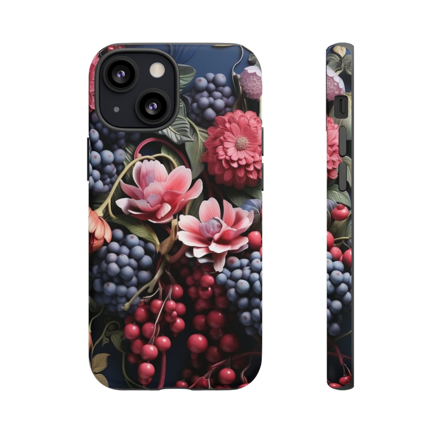 Berries and Floral phone case