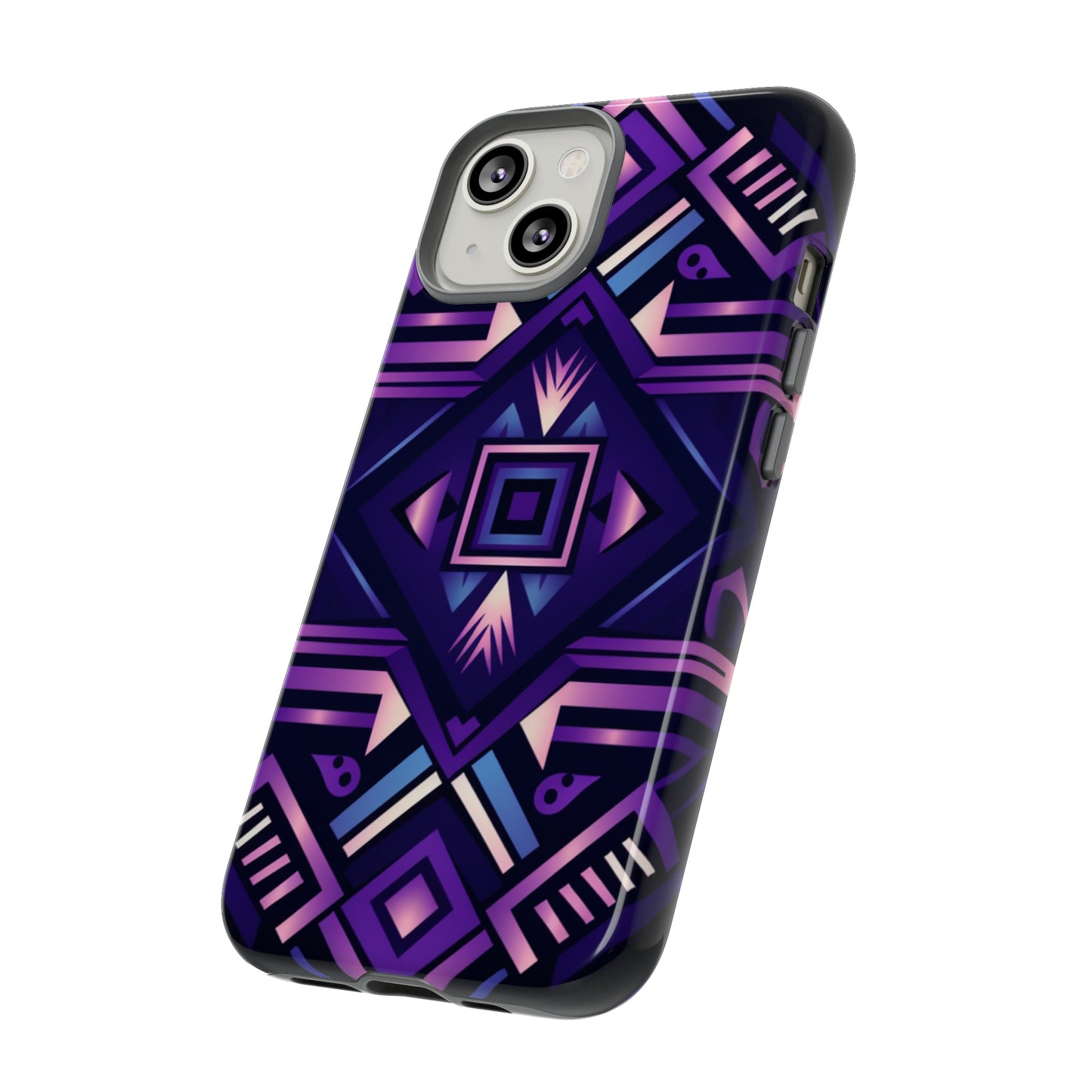 Purple Geometric Phone Case